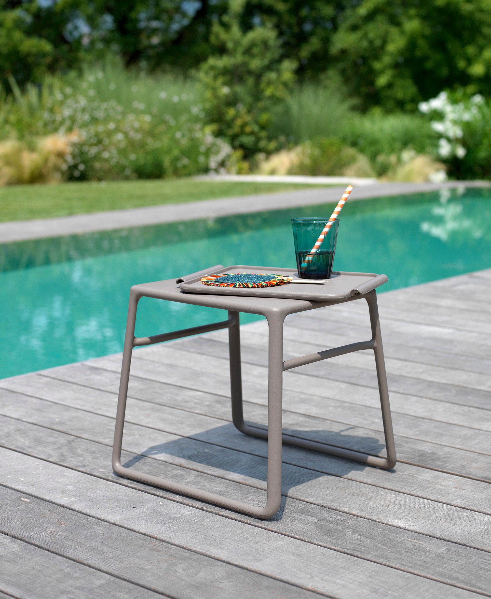 Outdoor Side Table POP taupe