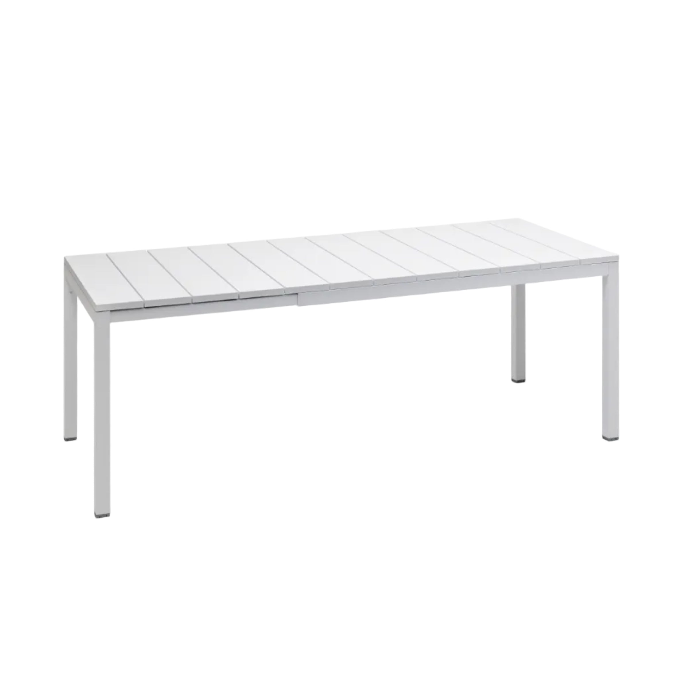 RIO white extendable outdoor table