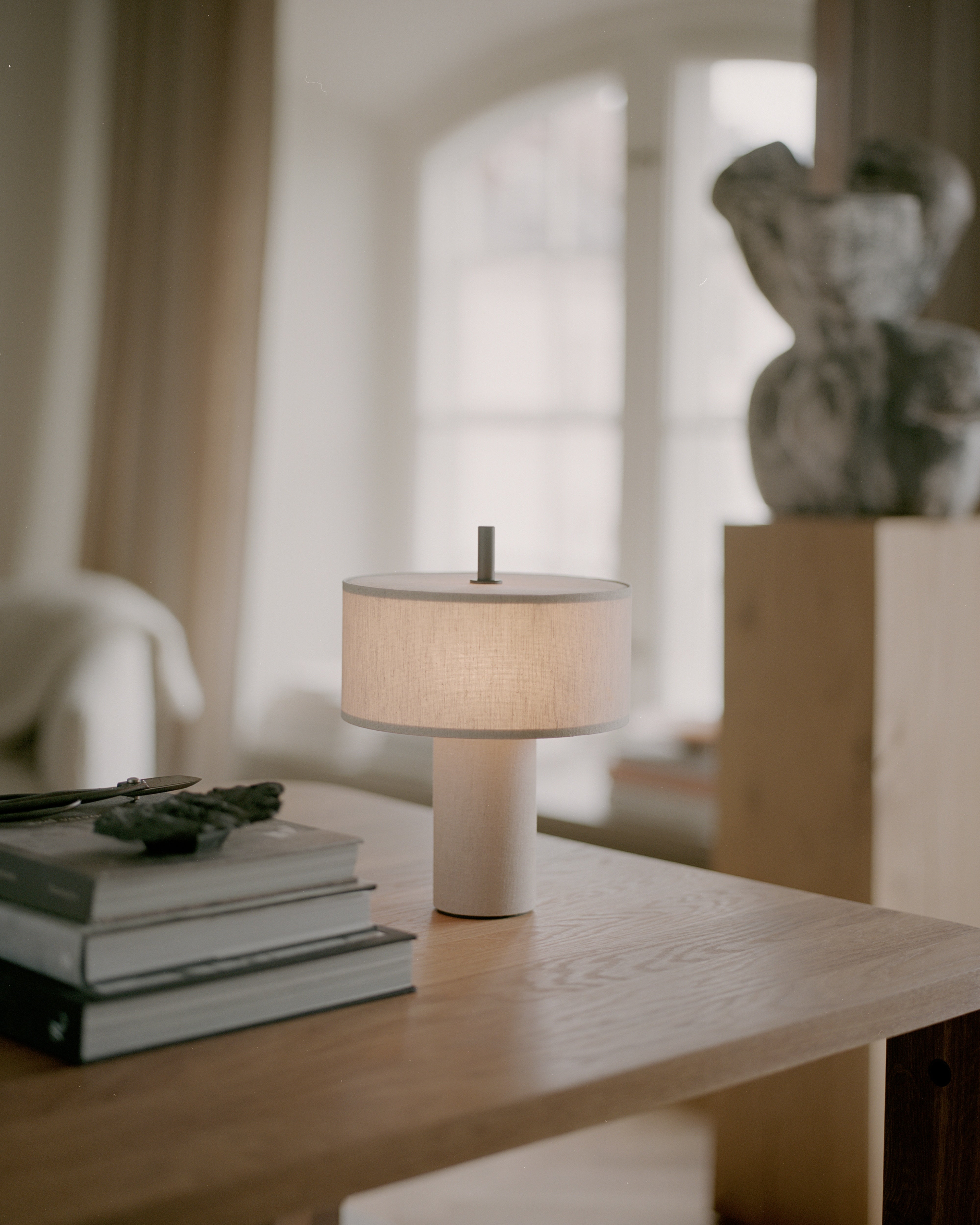 Tragbare Lampe MARGIN beige