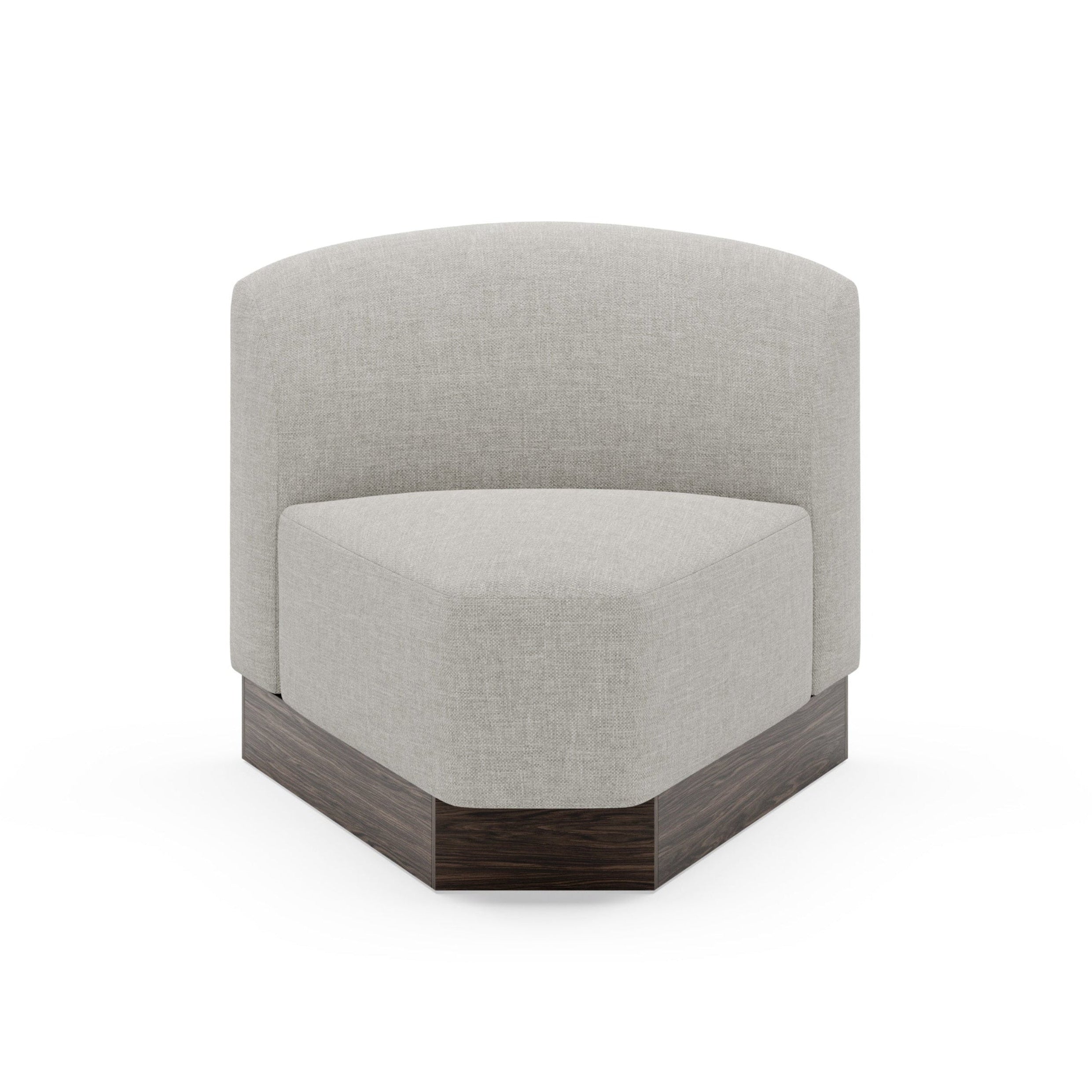 SHORE Modular Sofa - Custom Rounded Corner Element