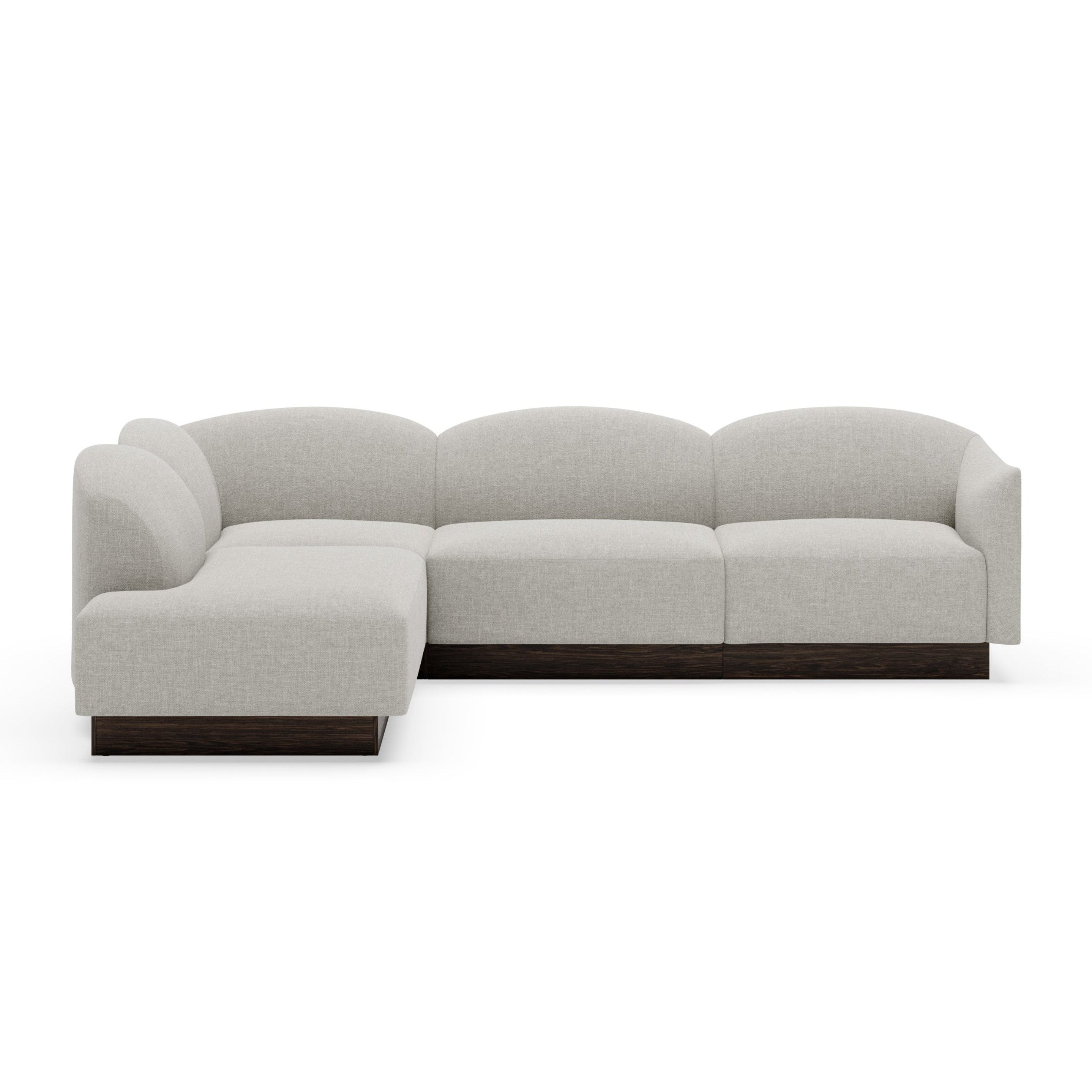 Modularer linksseitiger Ecksofa SHORE personalisierbar