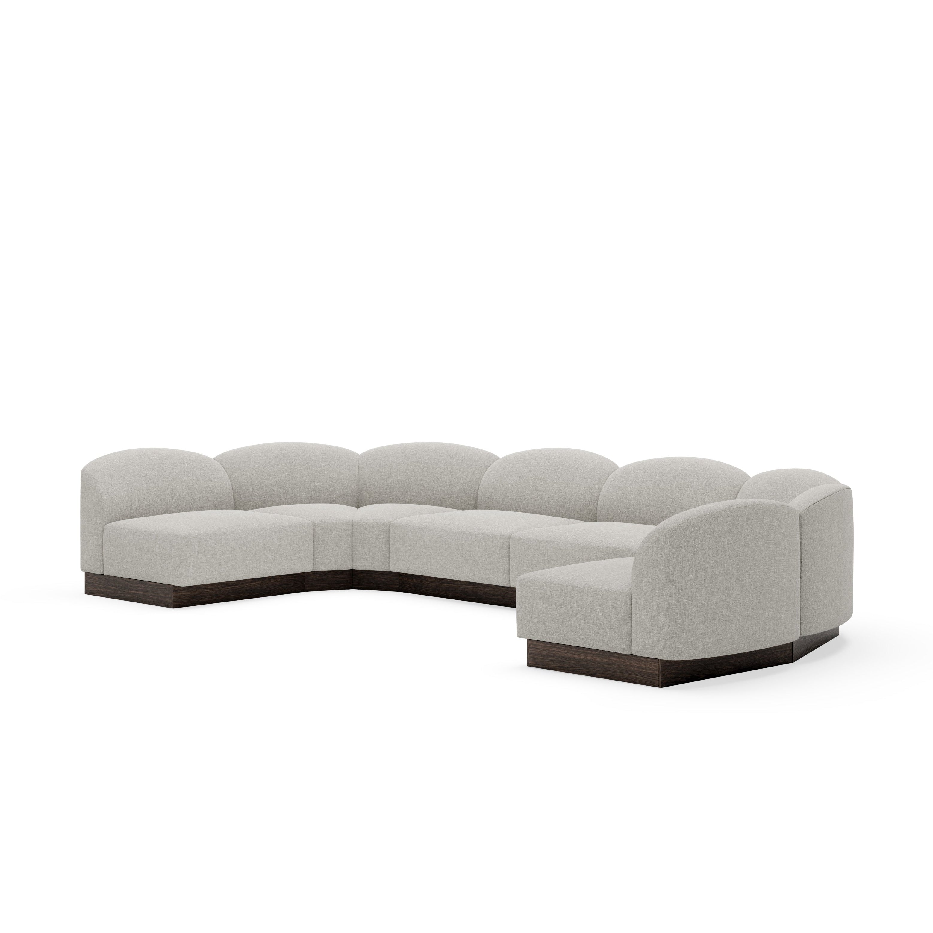 Modularer U-förmiger Ecksofa SHORE, personalisierbar