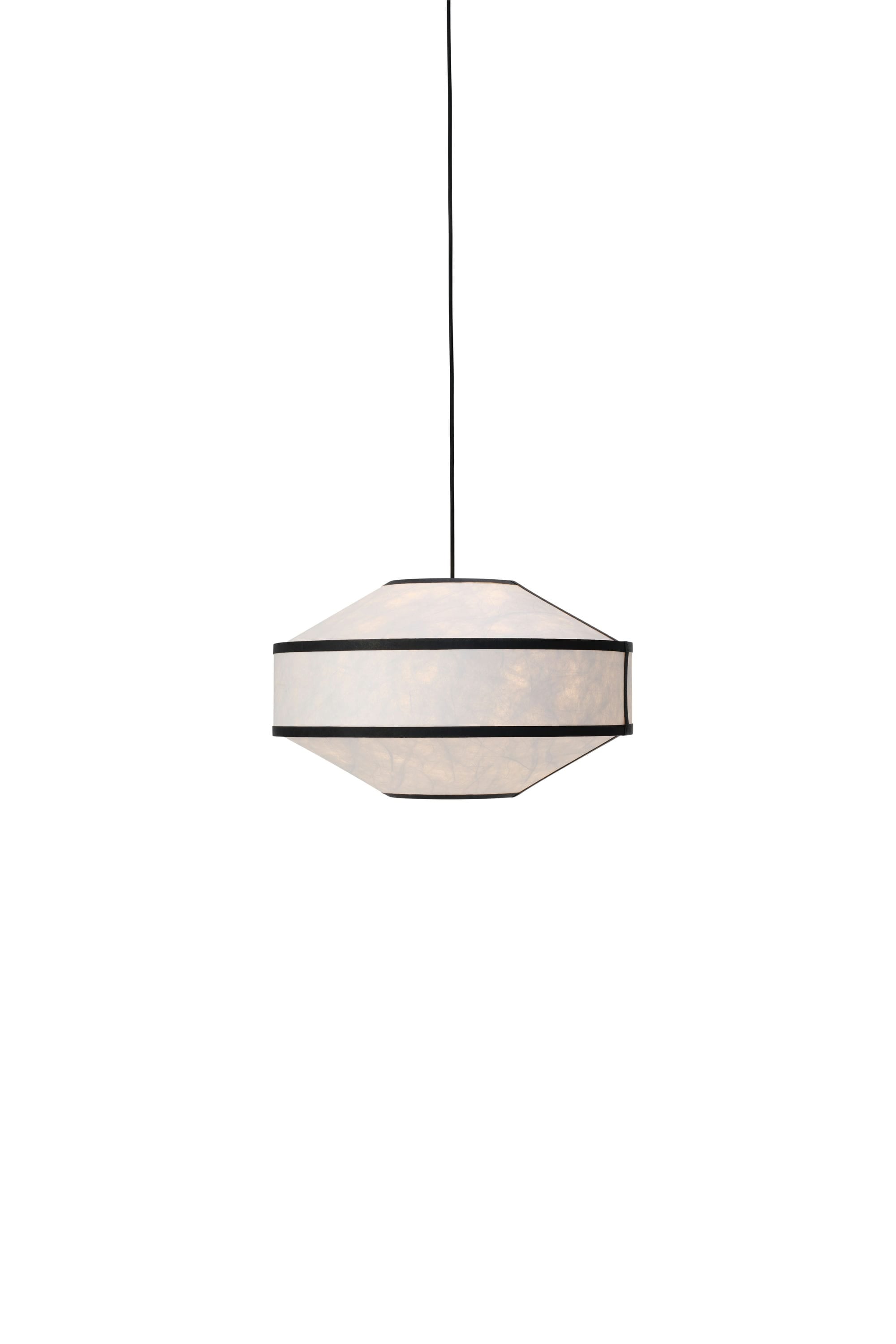 Lampa wisząca KITE biały z czarnym