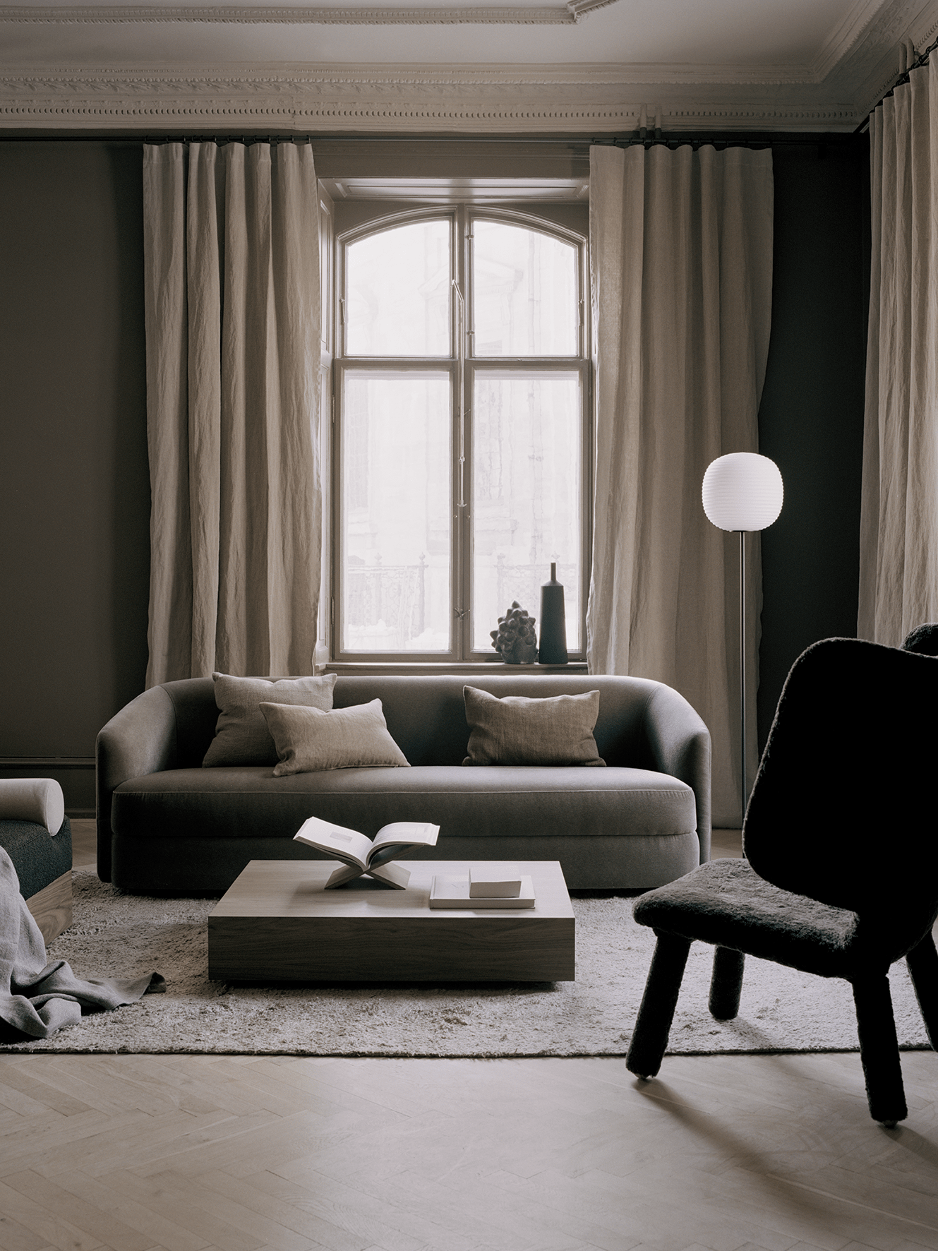 3-seater Covent Narrow Upholstered
