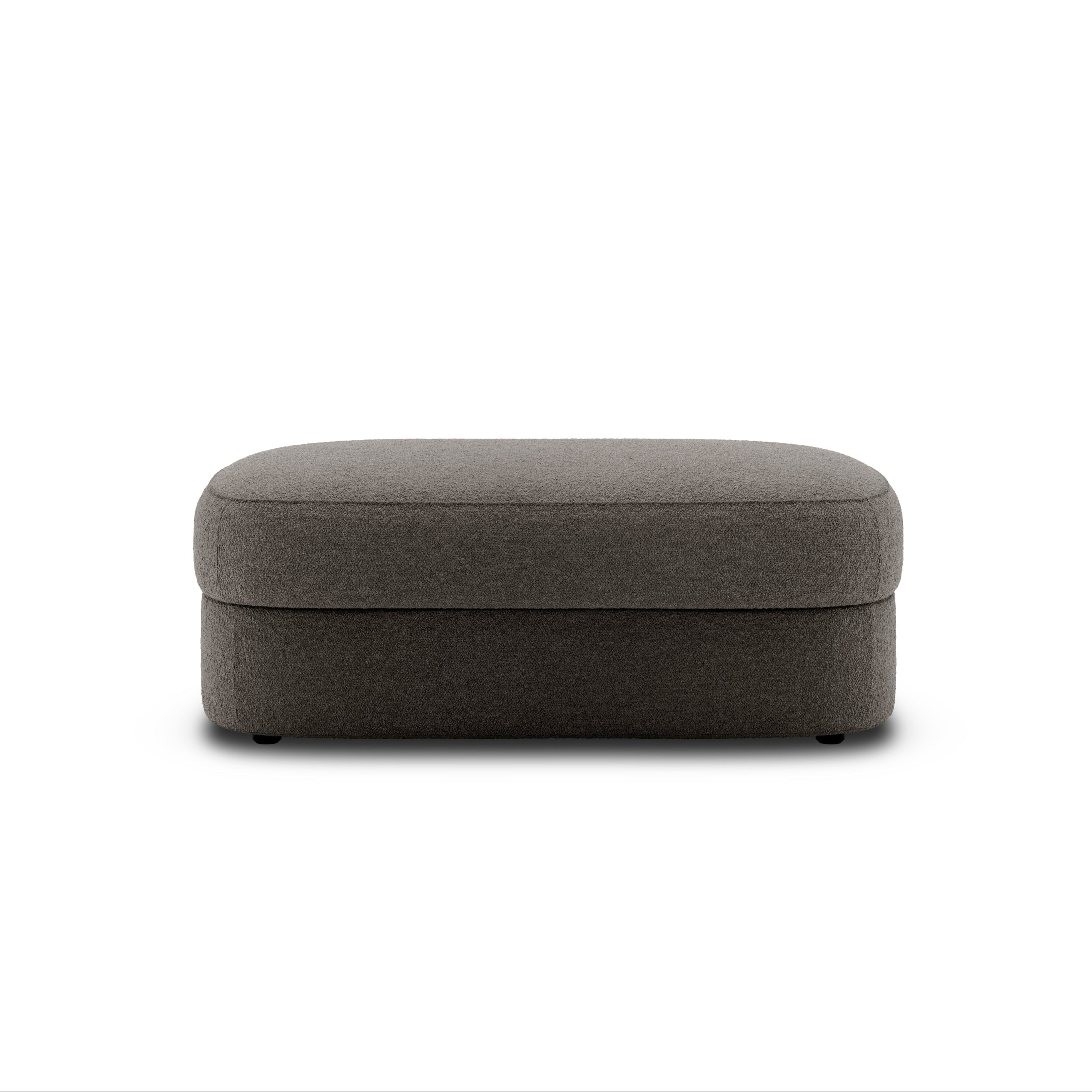 Puff Covent Nevotex Barnum Dark Taupe 10 dunkelgrau