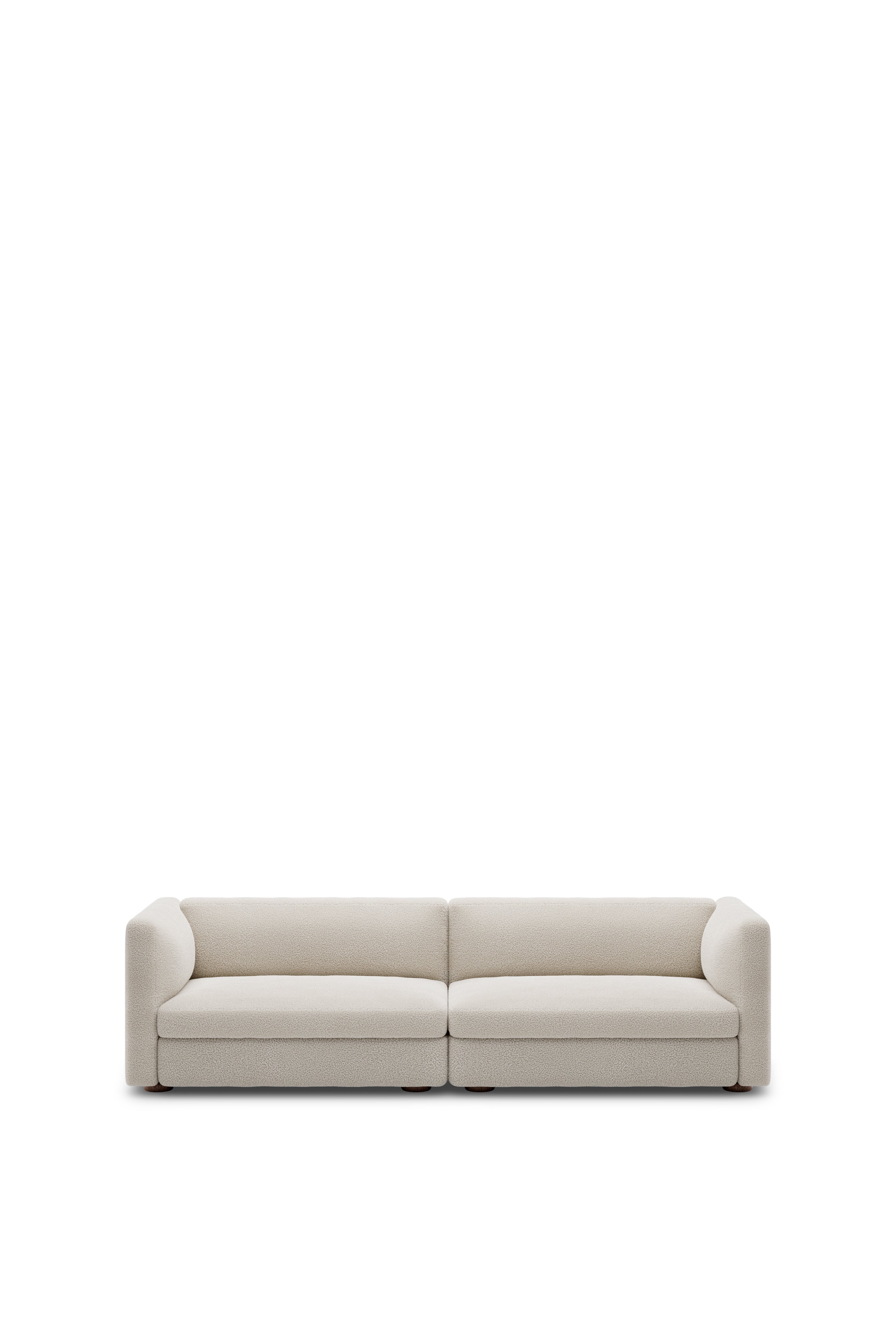 CODA modular sofa - a wide left -handed upholstered element