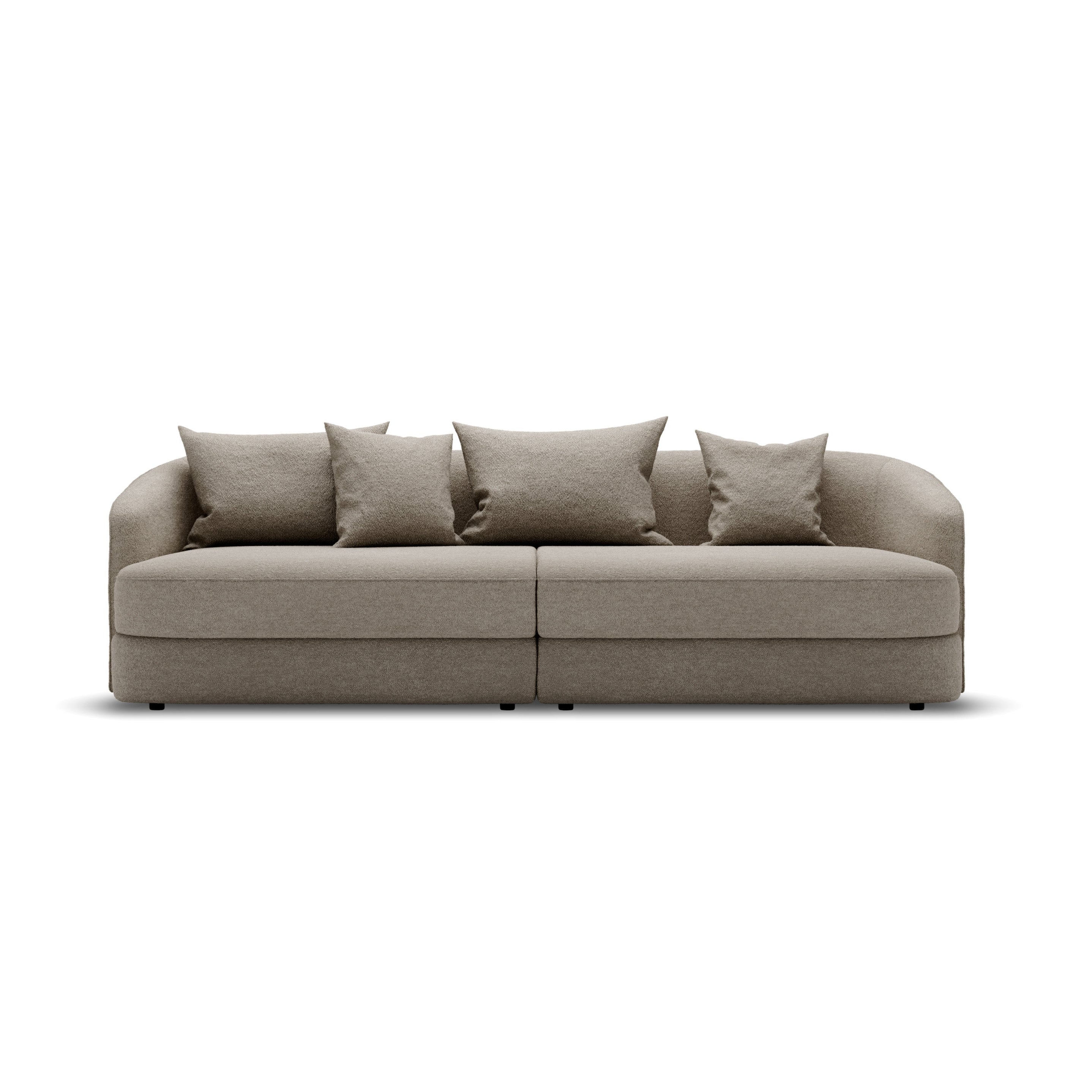 Sofa Covent Residential Nevotex Barnum Hemp 3 Gray