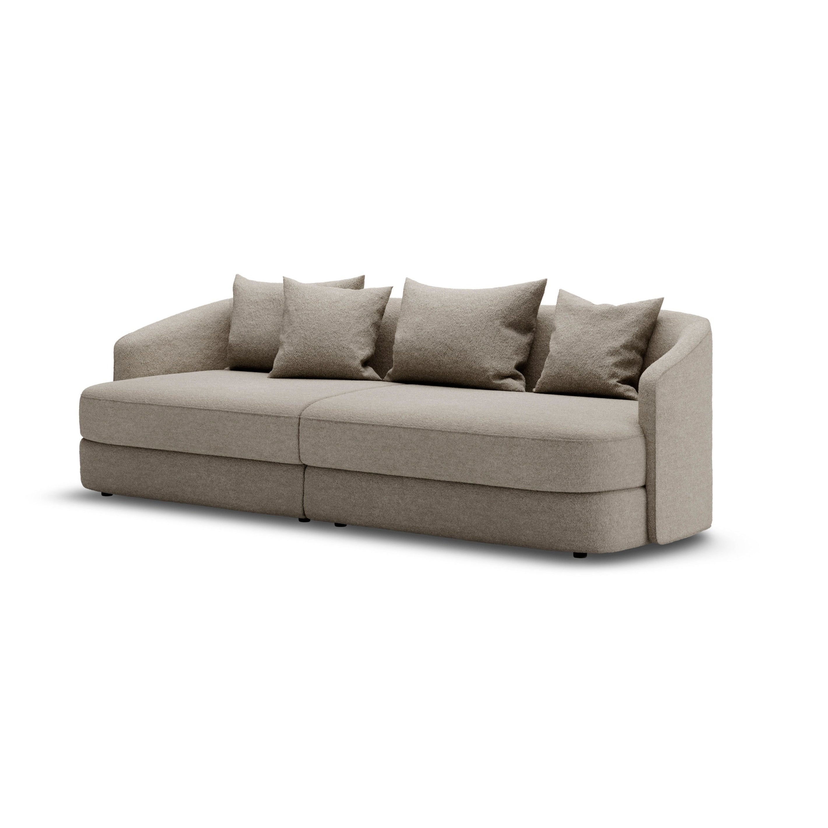 Sofa Covent Residential Nevotex Barnum Hemp 3 Gray
