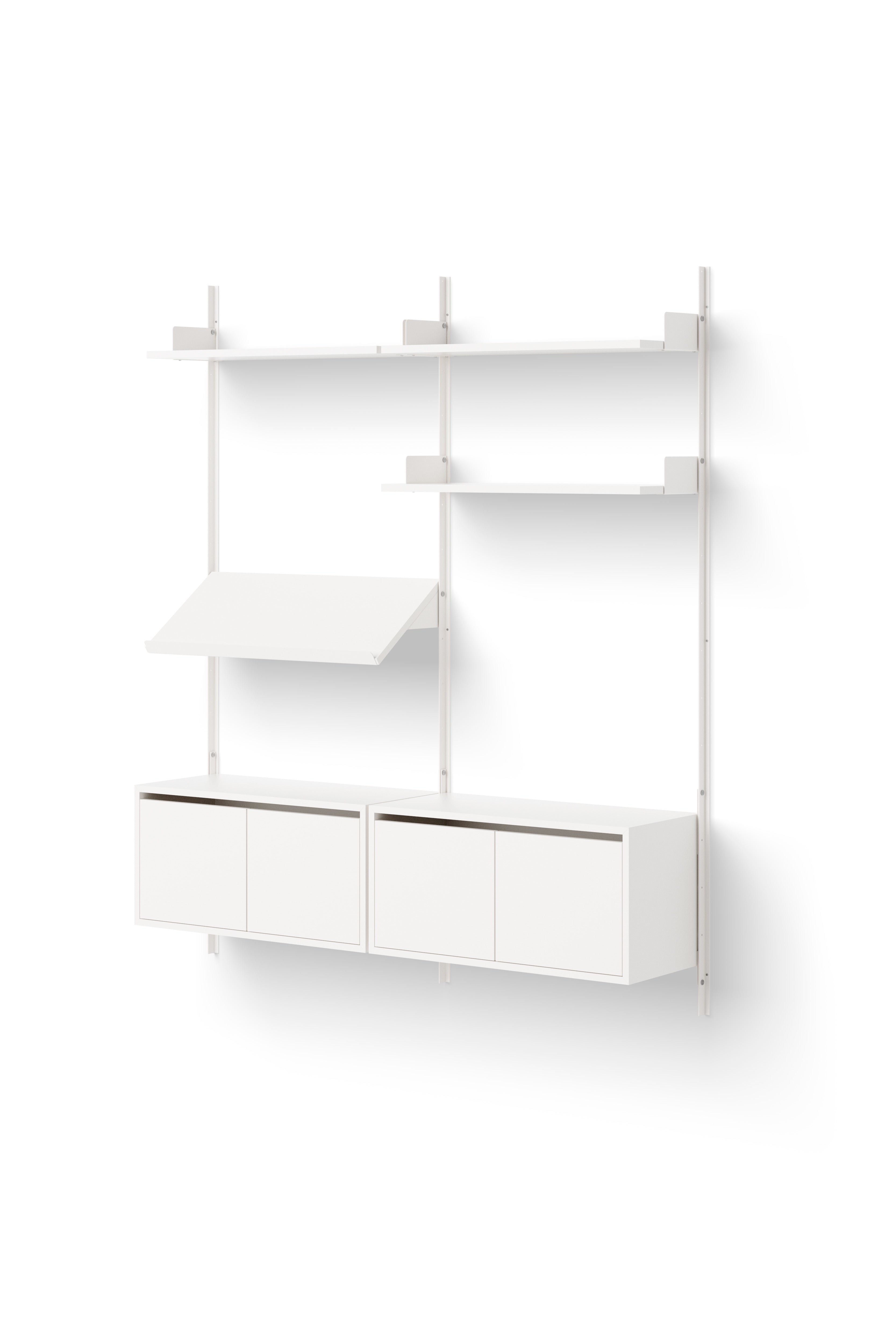 Hanging cabinet with the door of New Works Biały