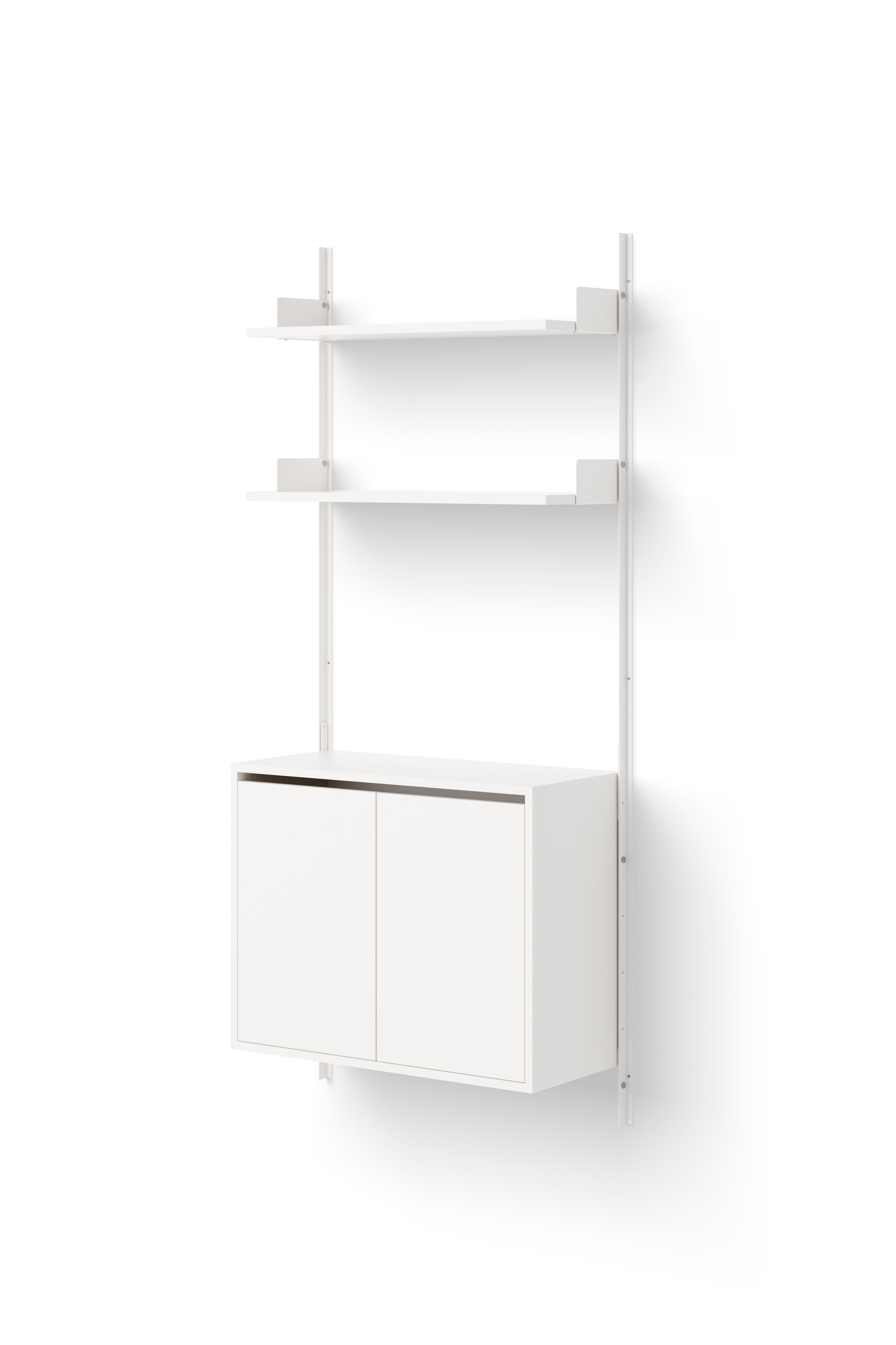 Hanging cabinet with the door of New Works Biały
