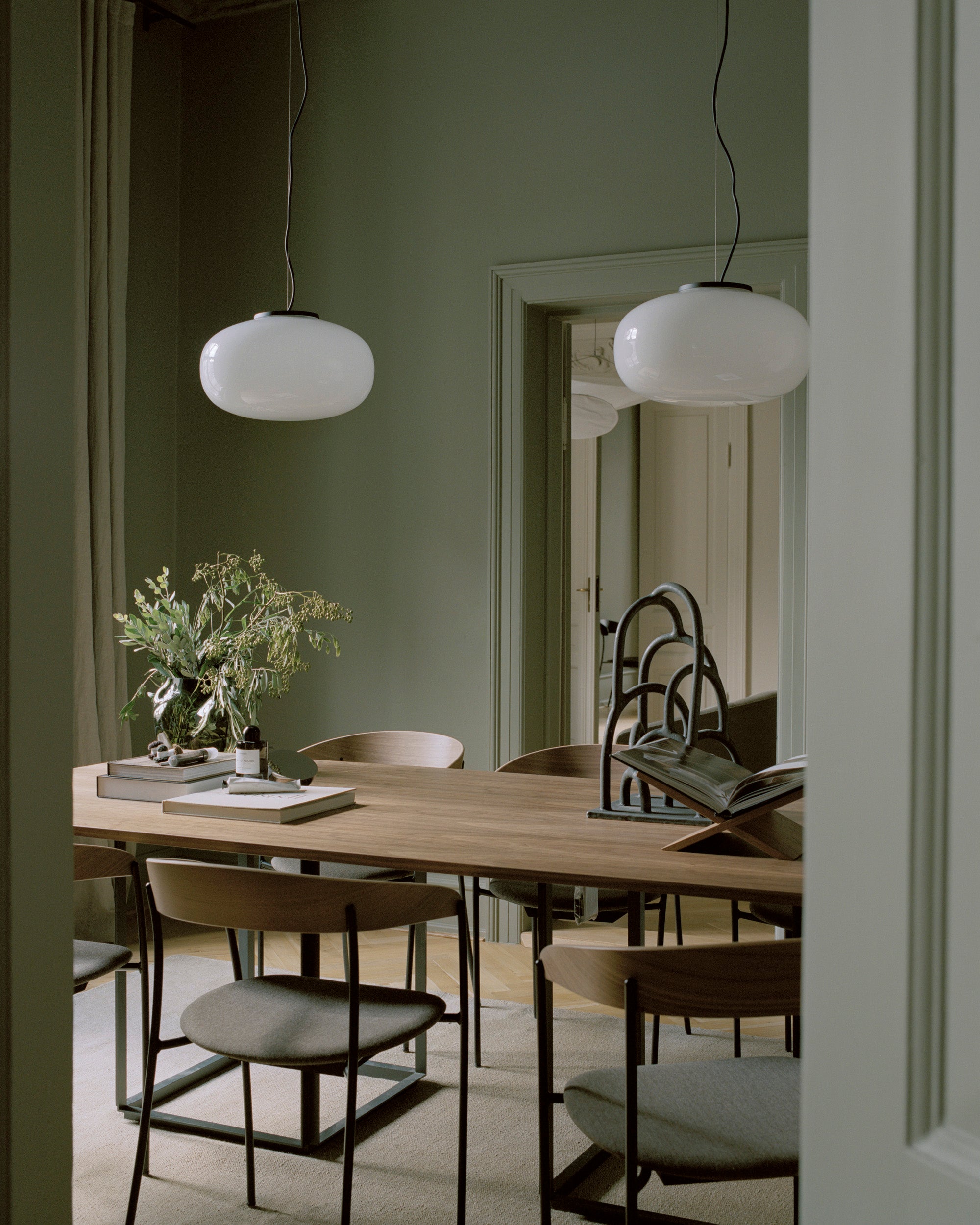 Hängende Lampe Karl Johan Opailling Glass
