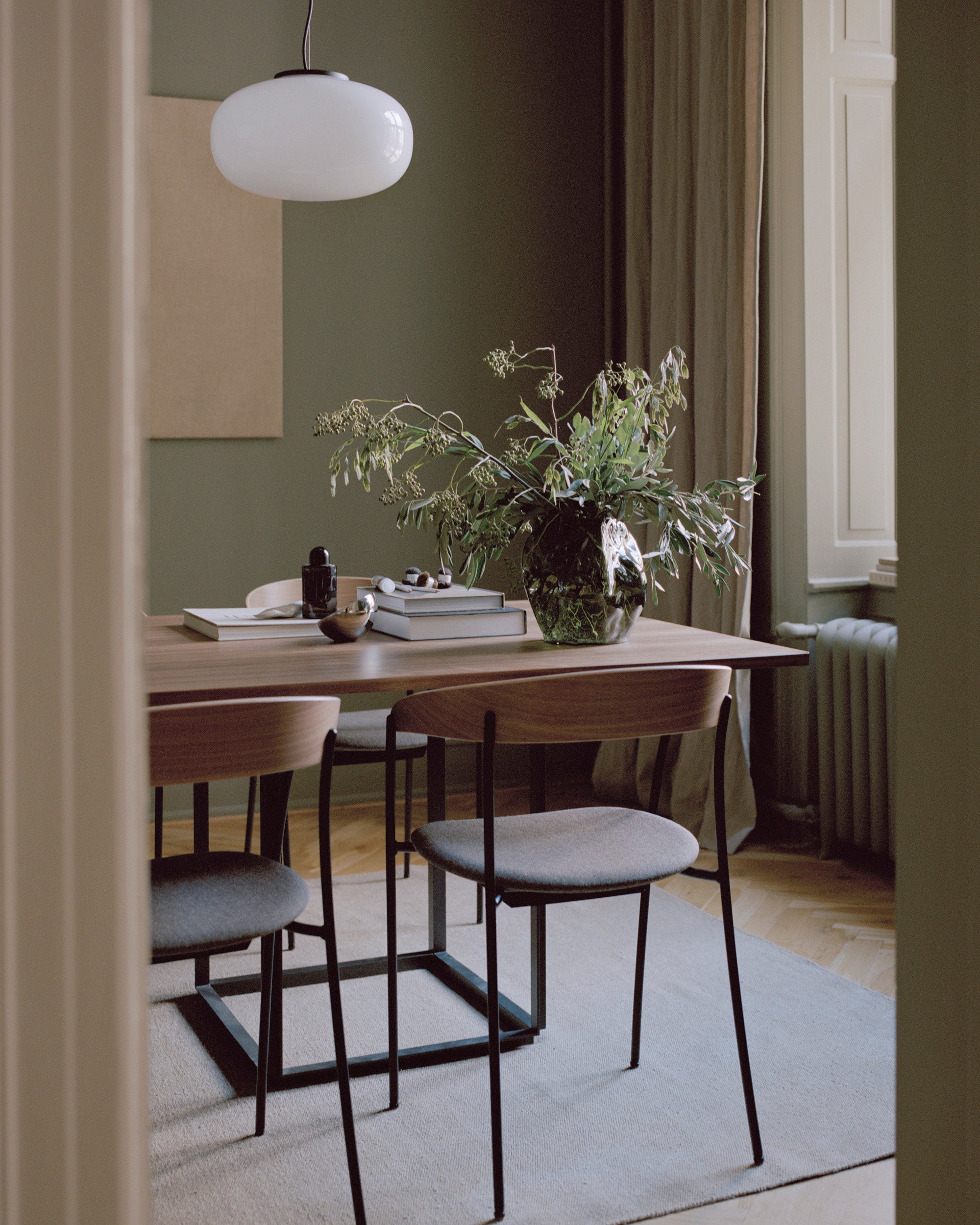 Hängende Lampe Karl Johan Opailling Glass