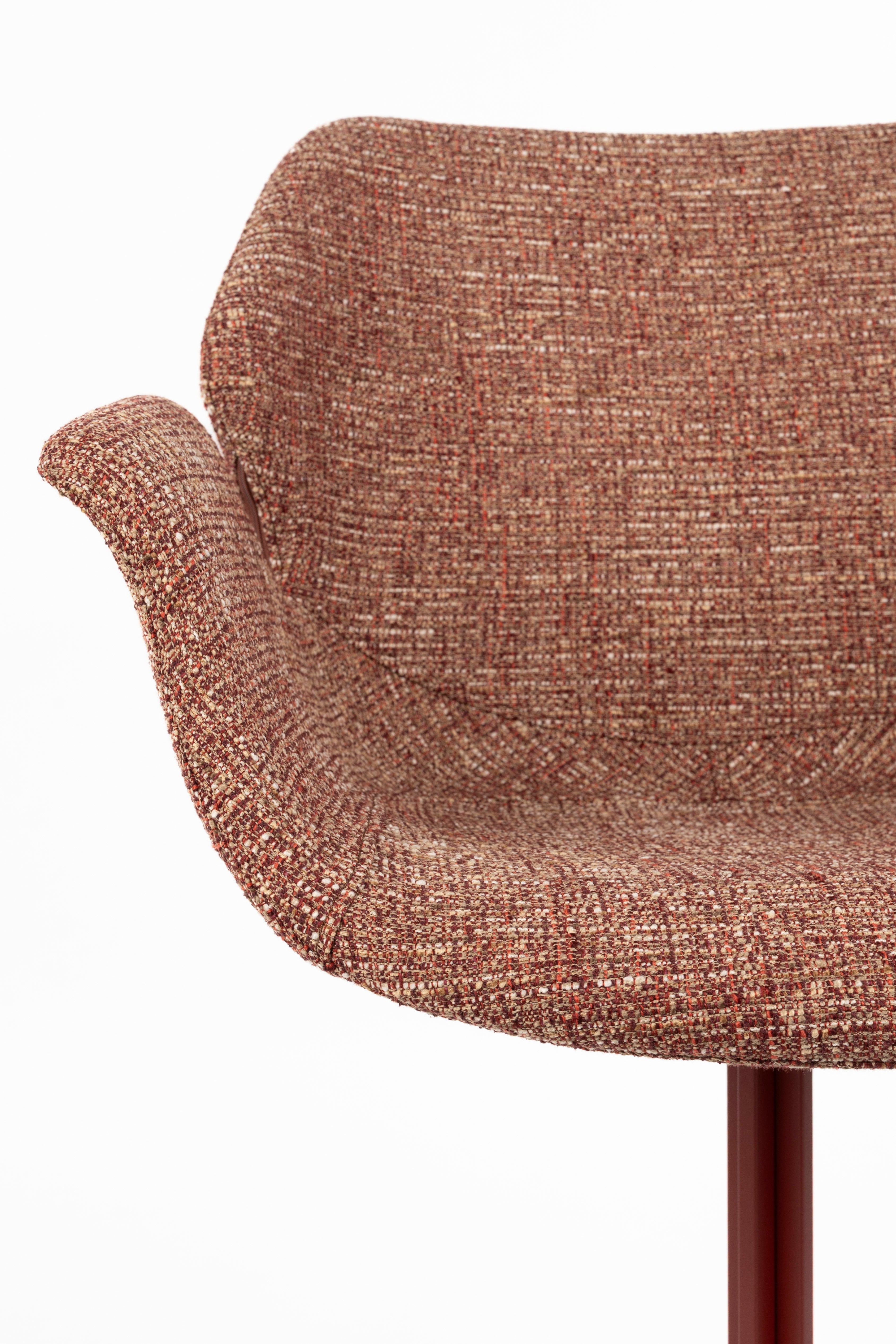 NIKKI Chair in Burgundy