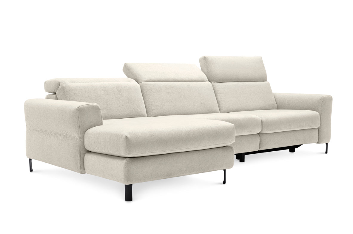 Left-sided corner sofa NORMA upholstered