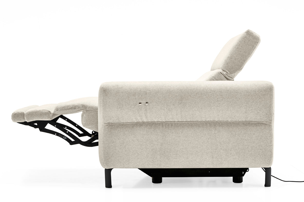 Left-sided corner sofa NORMA upholstered