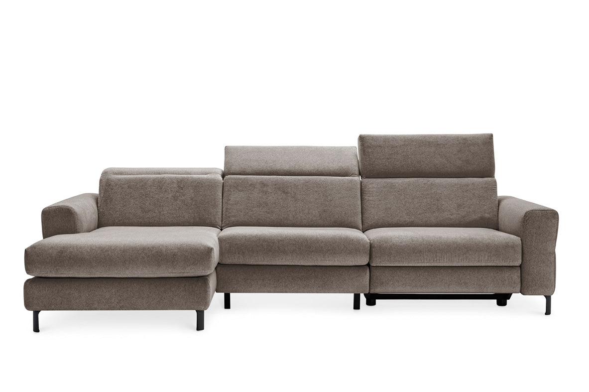 Left-sided corner sofa NORMA upholstered