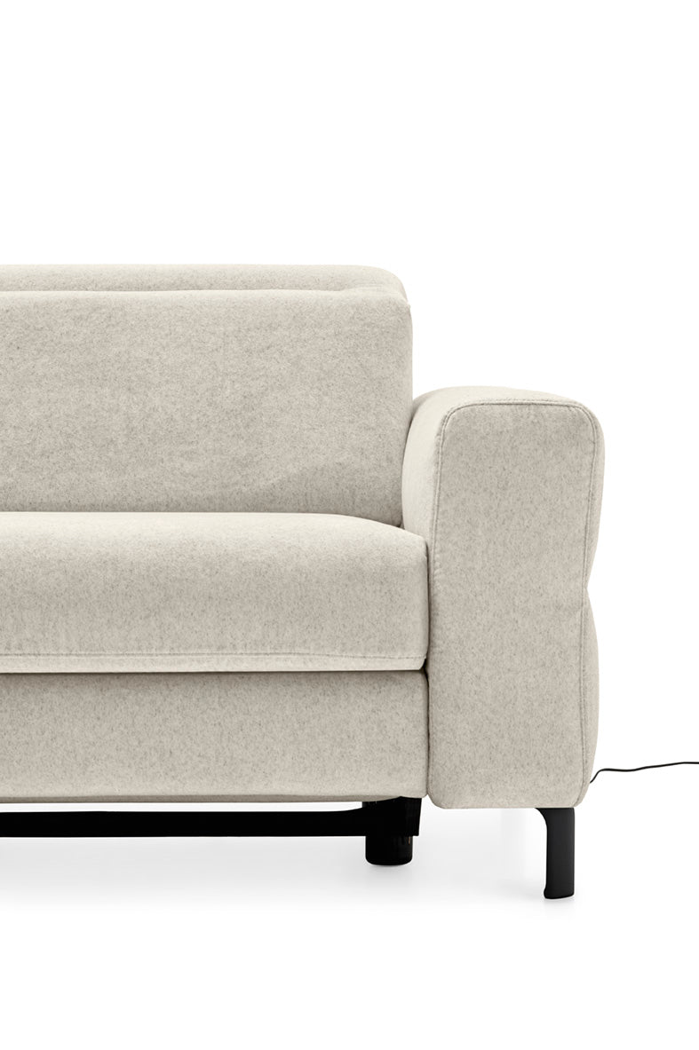 Left-sided corner sofa NORMA upholstered