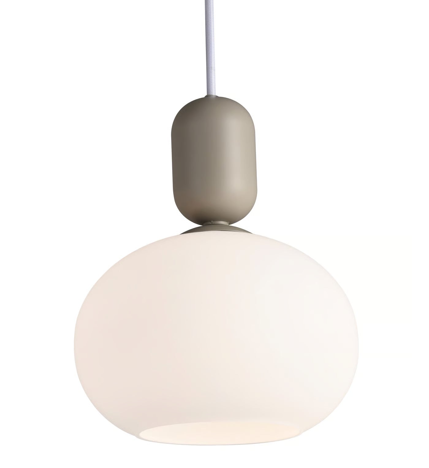 Hanging lamp notti oval gray