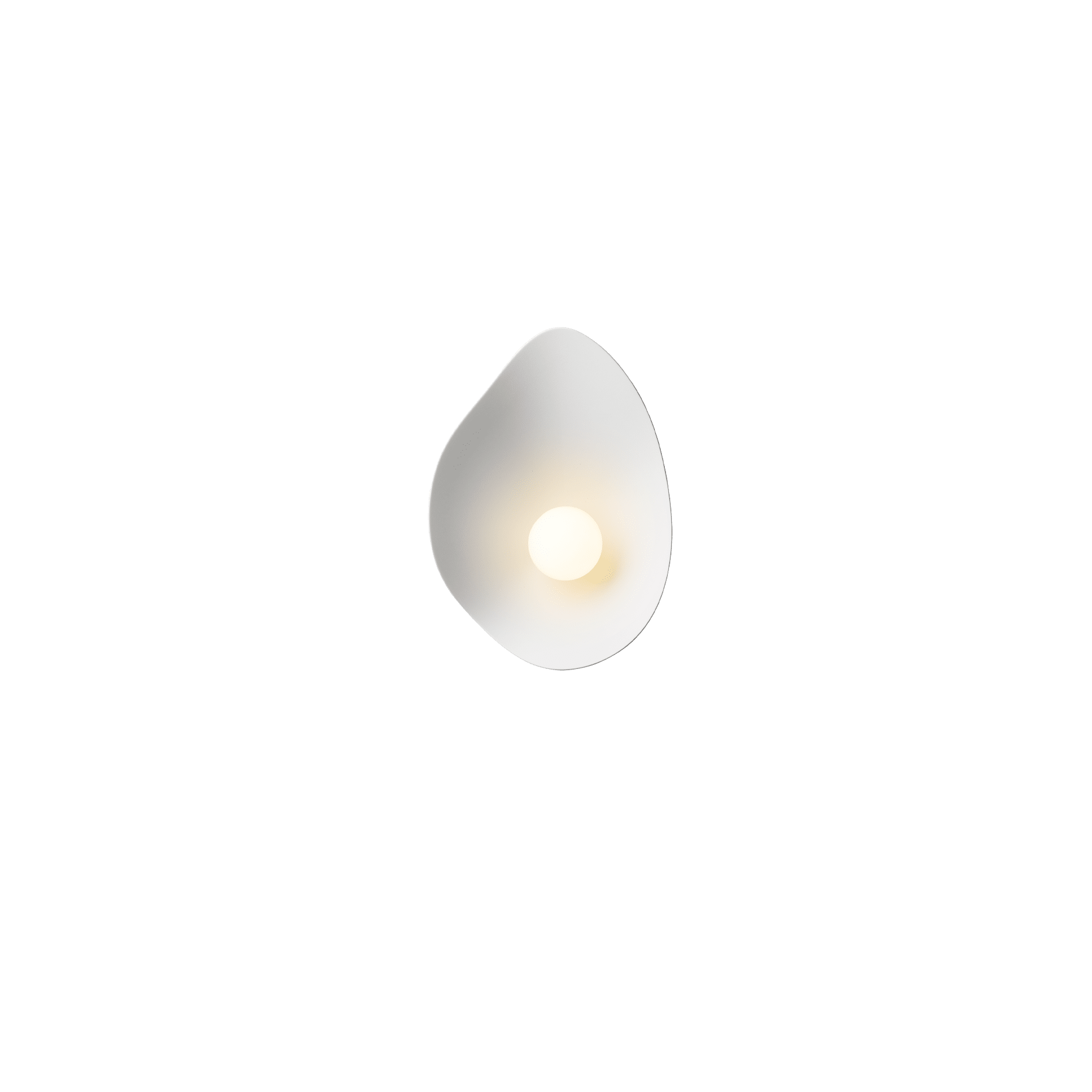 FLORII Wall Lamp Dark Brown with White