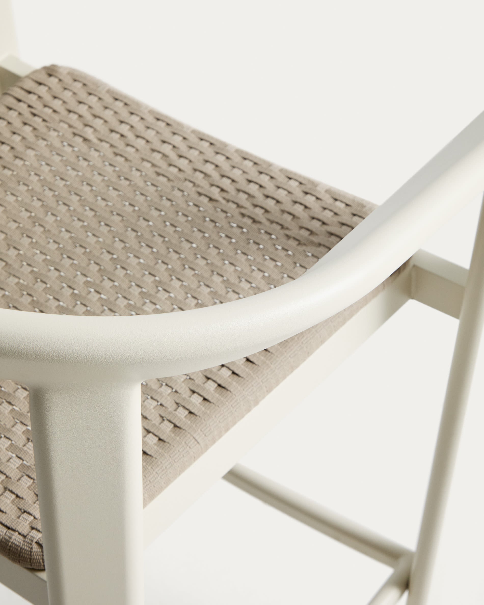 ERICE Ecru Garden Stool