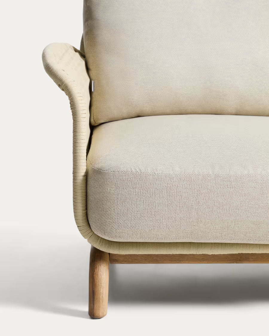 ALIPA Beige 2-Seater Garden Sofa