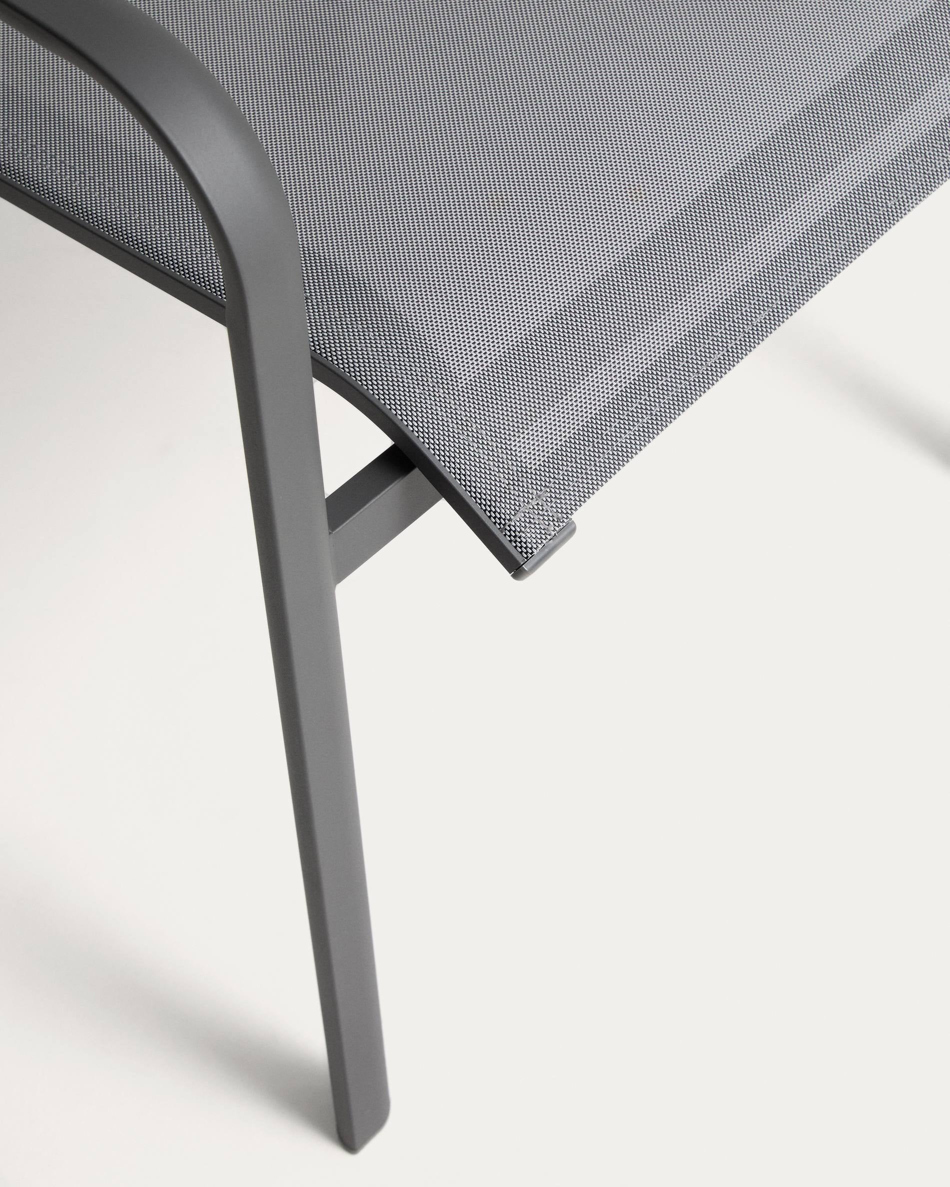 CANEA garden chair graphite