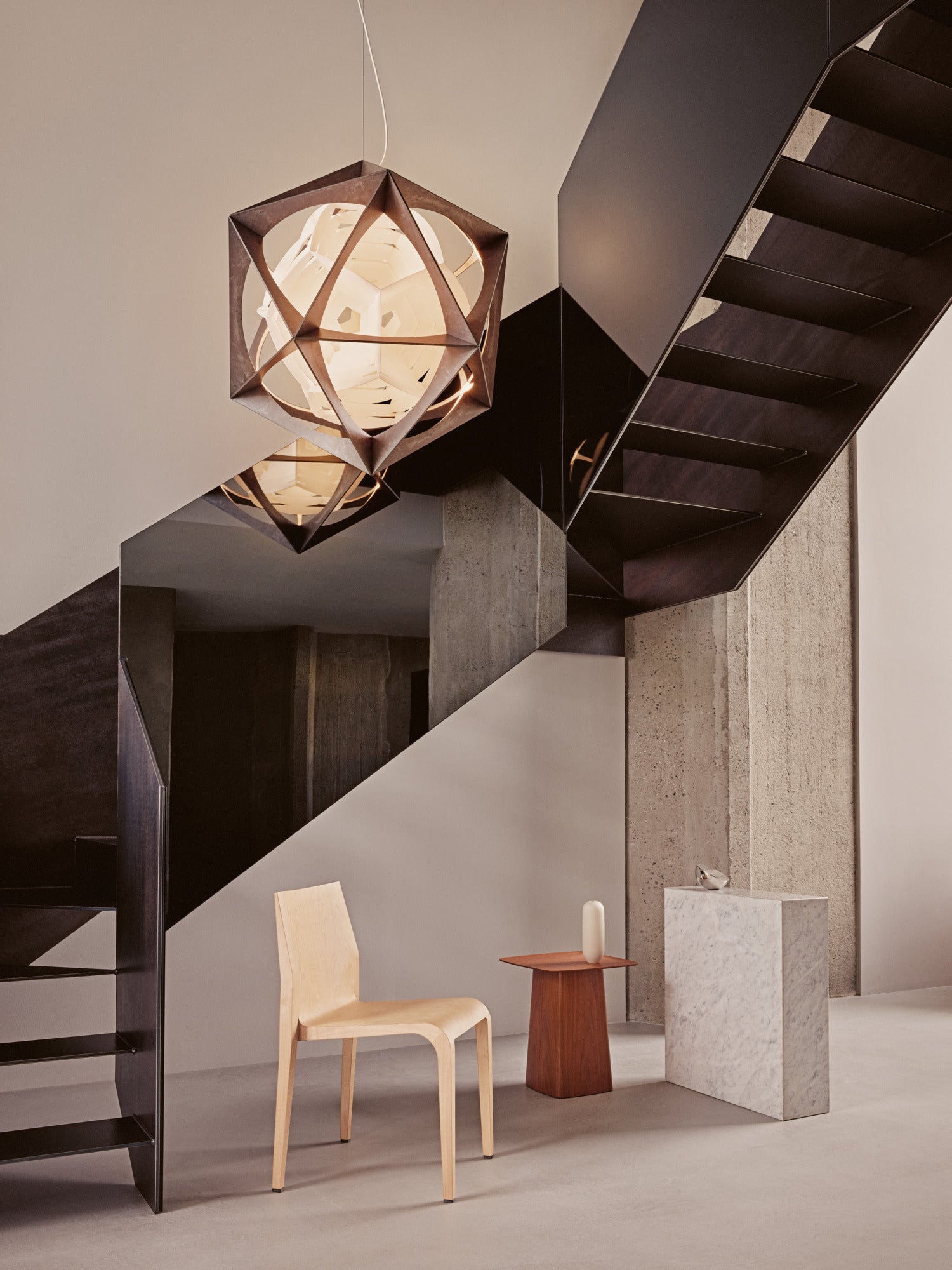 Pendelleuchte OE QUASI dunkles Aluminium