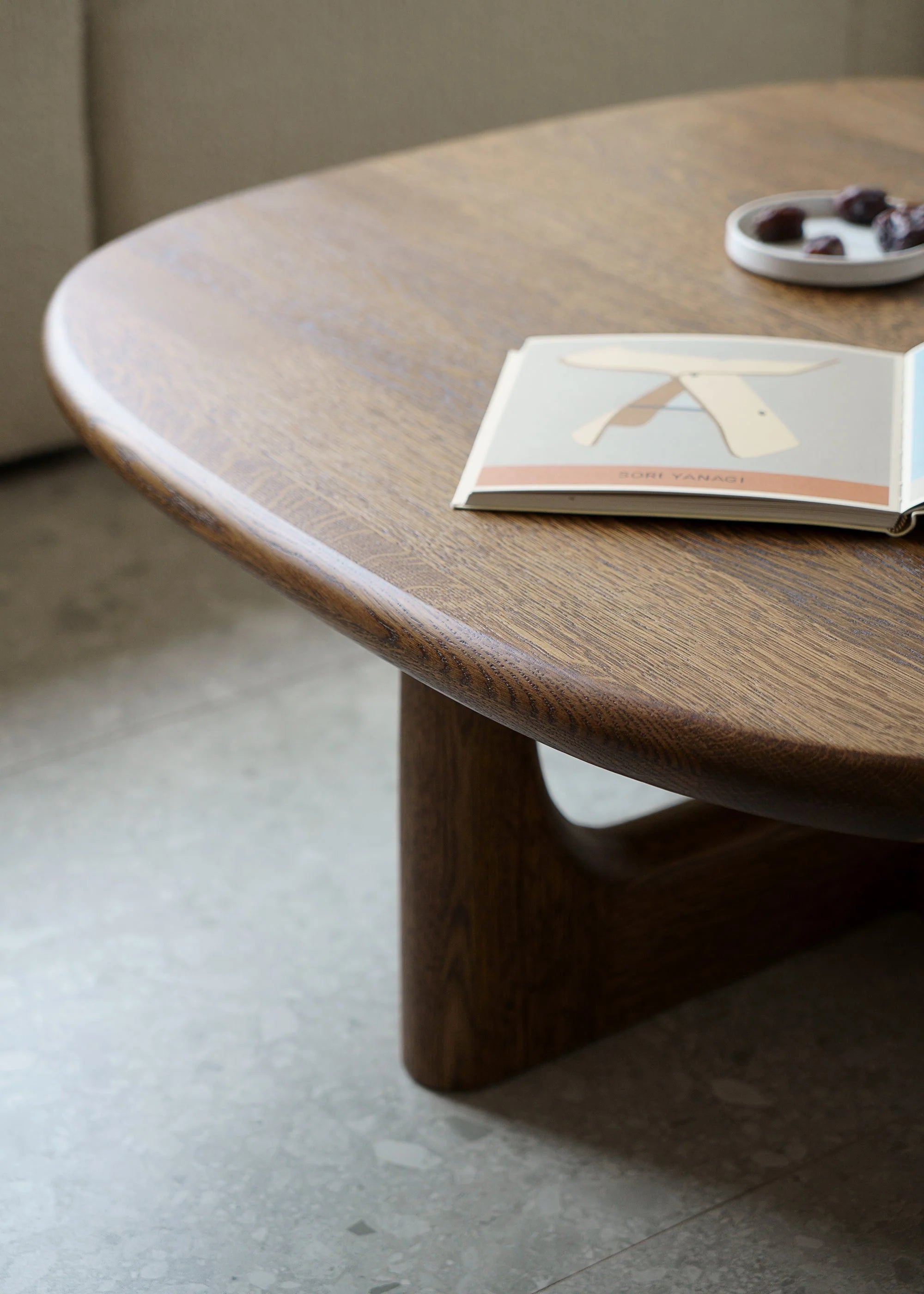 OLFO Coffee Table Black Oak Wood