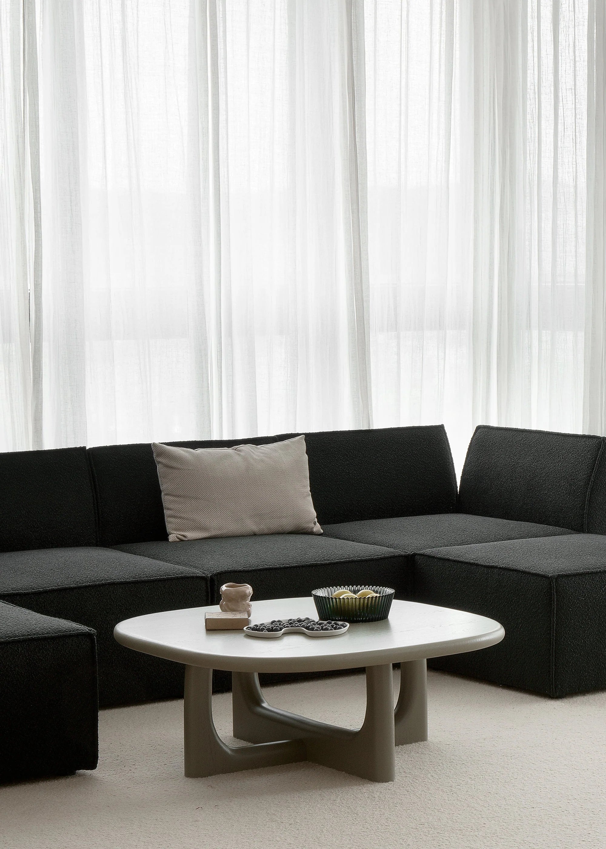 OLFO Coffee Table Black Oak Wood