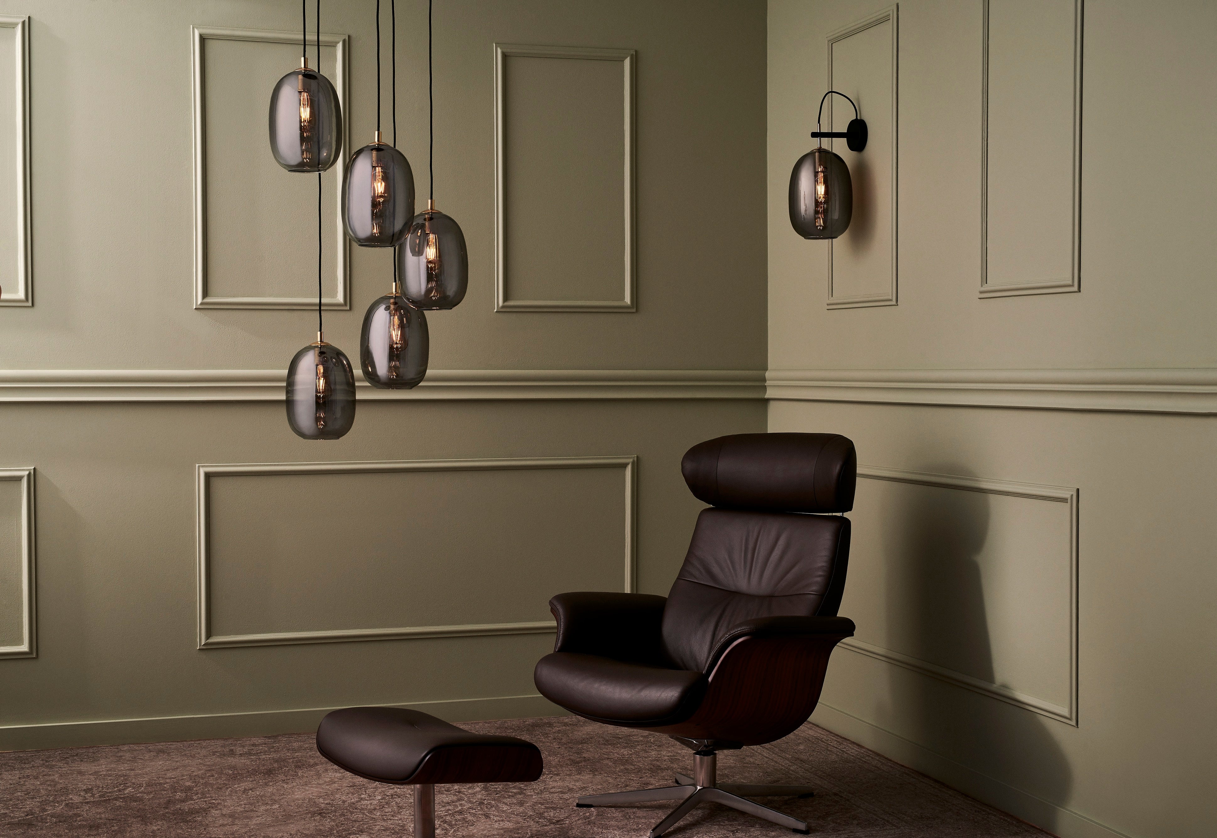 ONYX graphite wall lamp