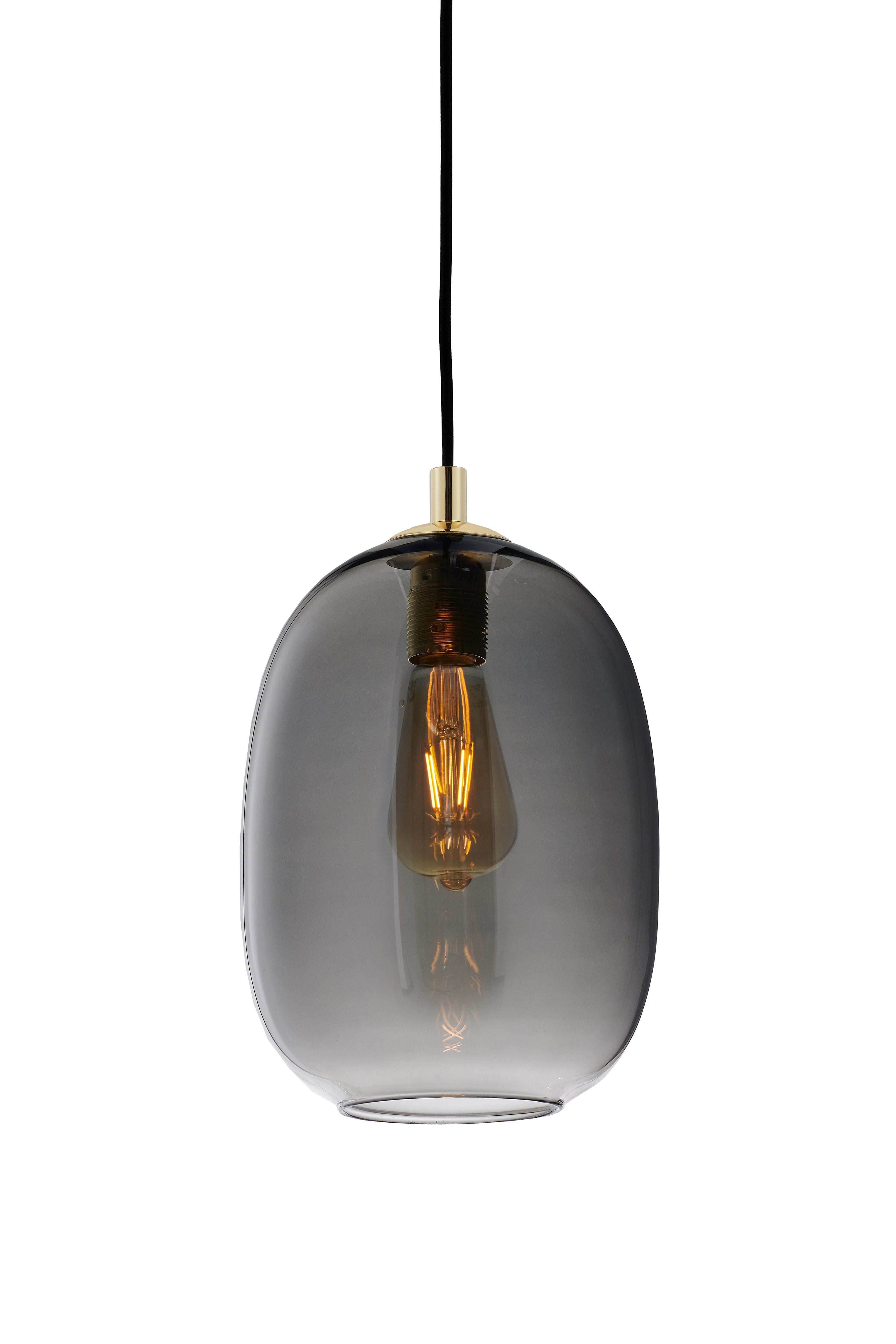 ONYX 3 Graphite Pendant Lamp on Rail
