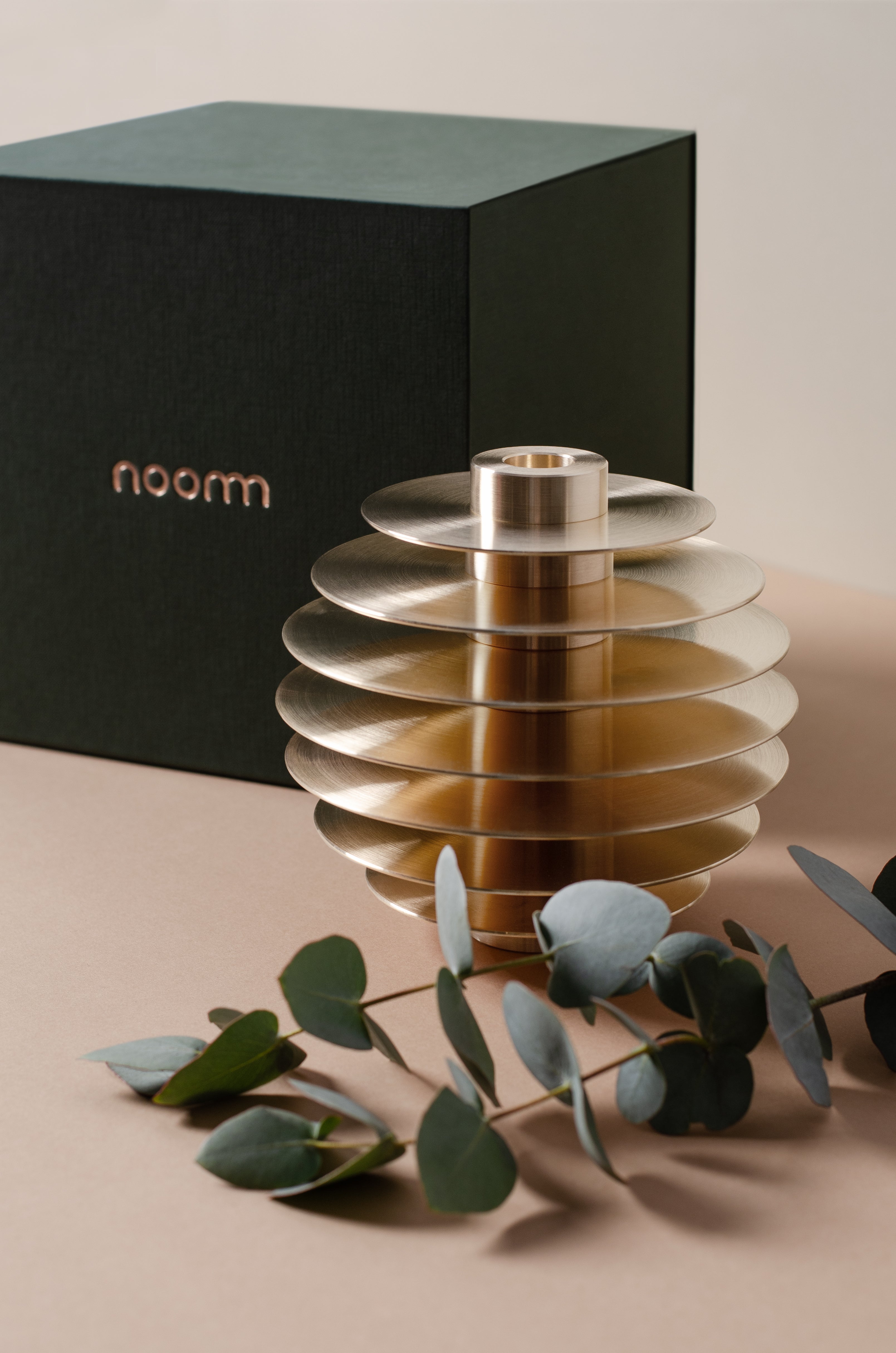 ORB Brass Candle Holder Set