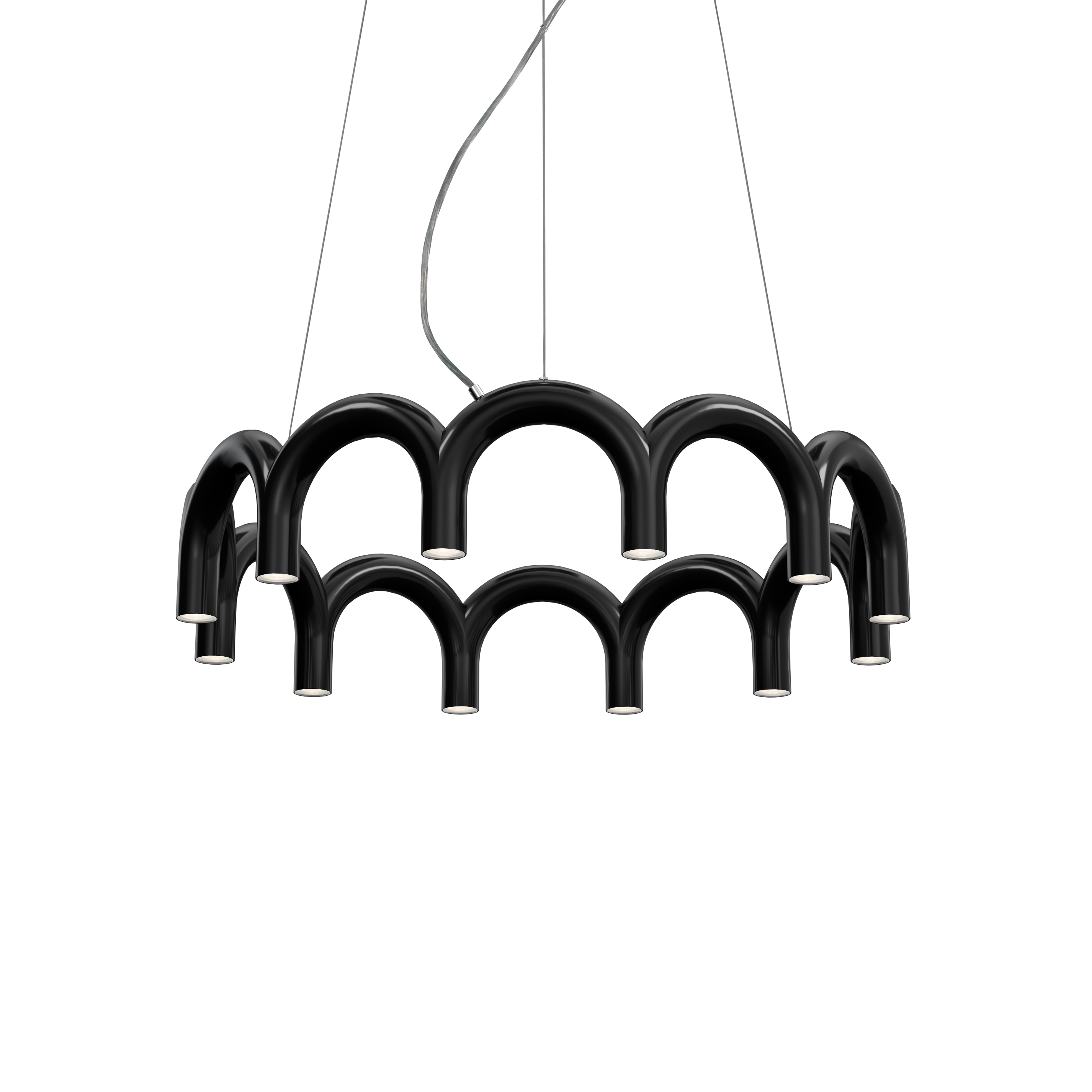 ARCH CIRCLE black pendant lamp