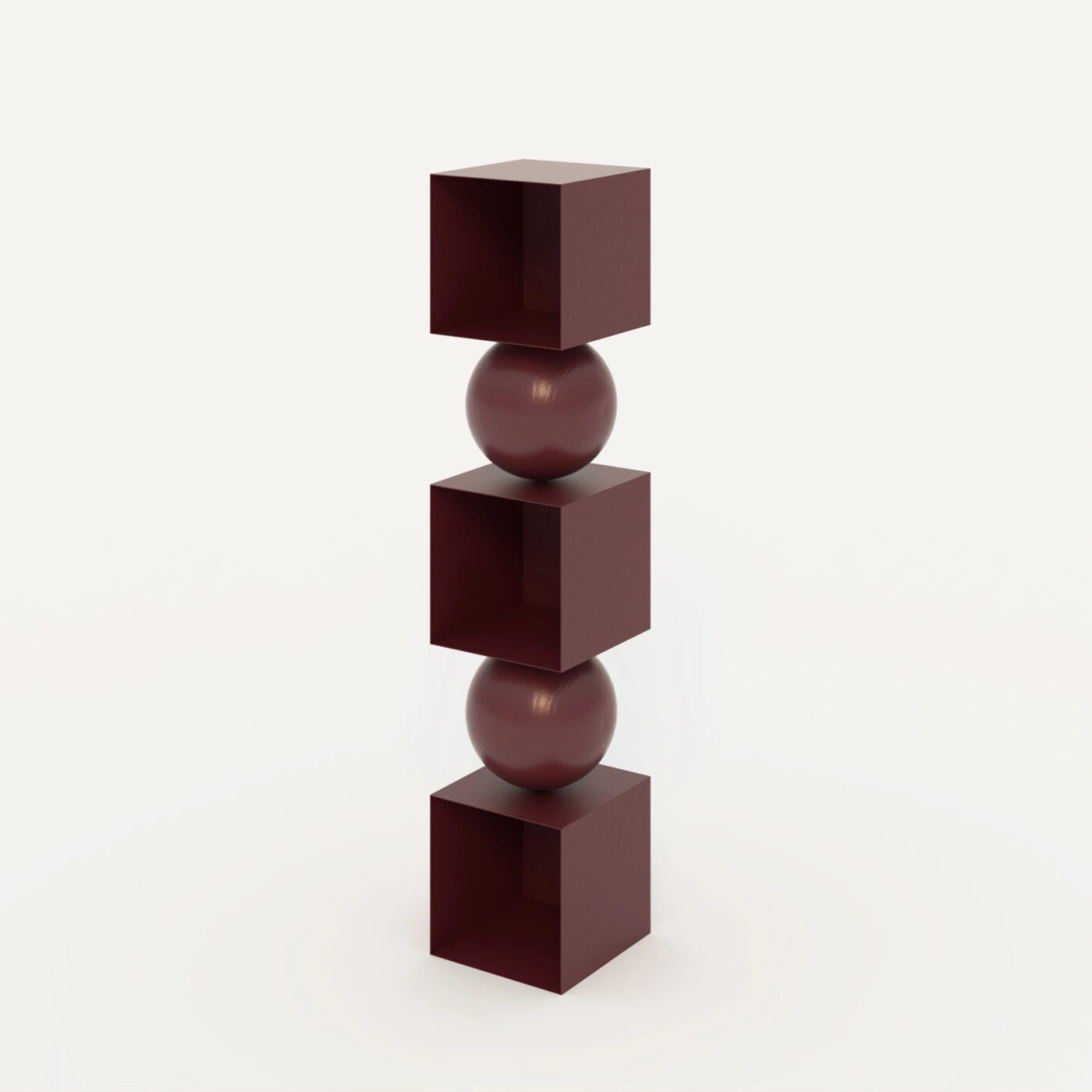 PECAN shelf made of wood and steel