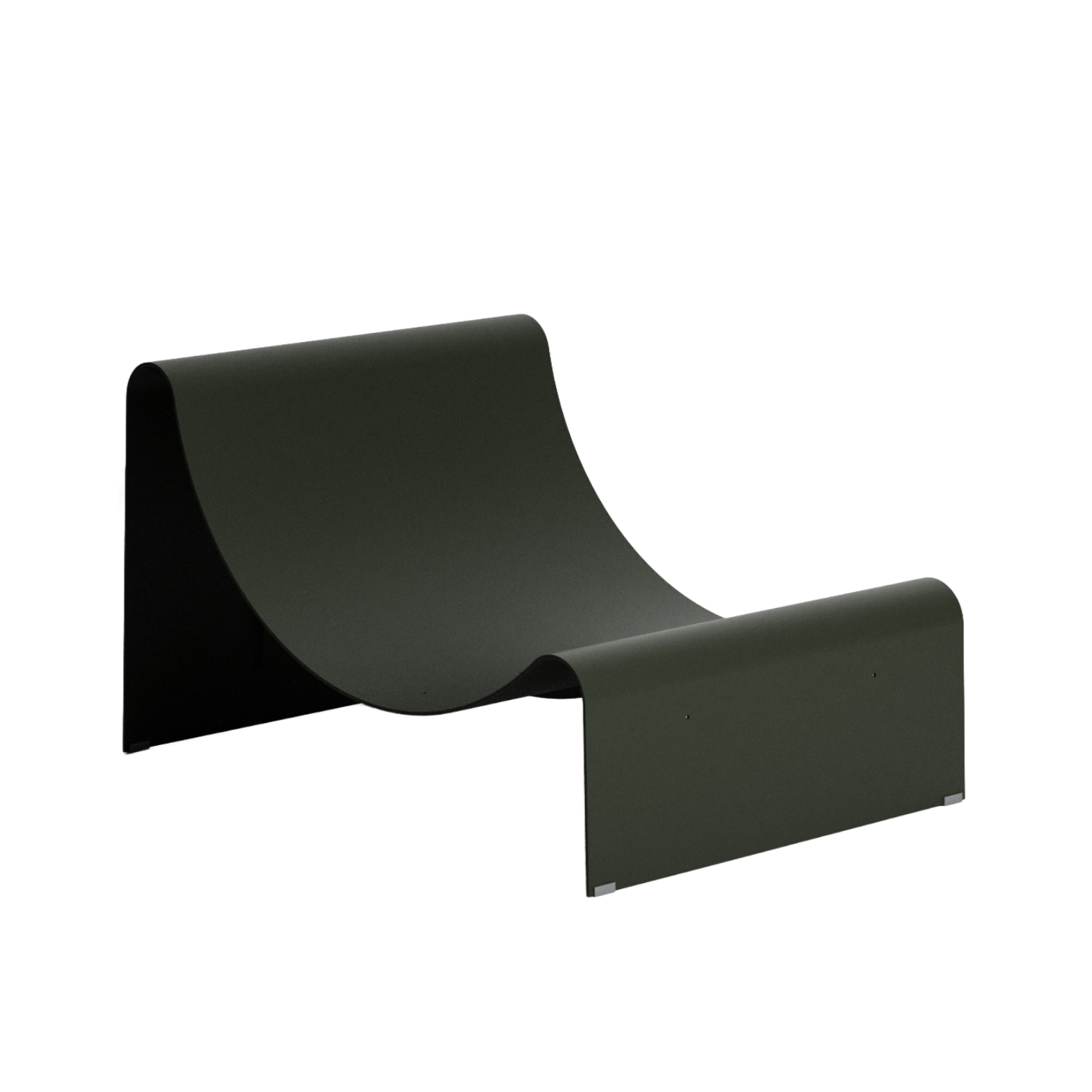 ECLIPSE Lounge Chair in Dark Green