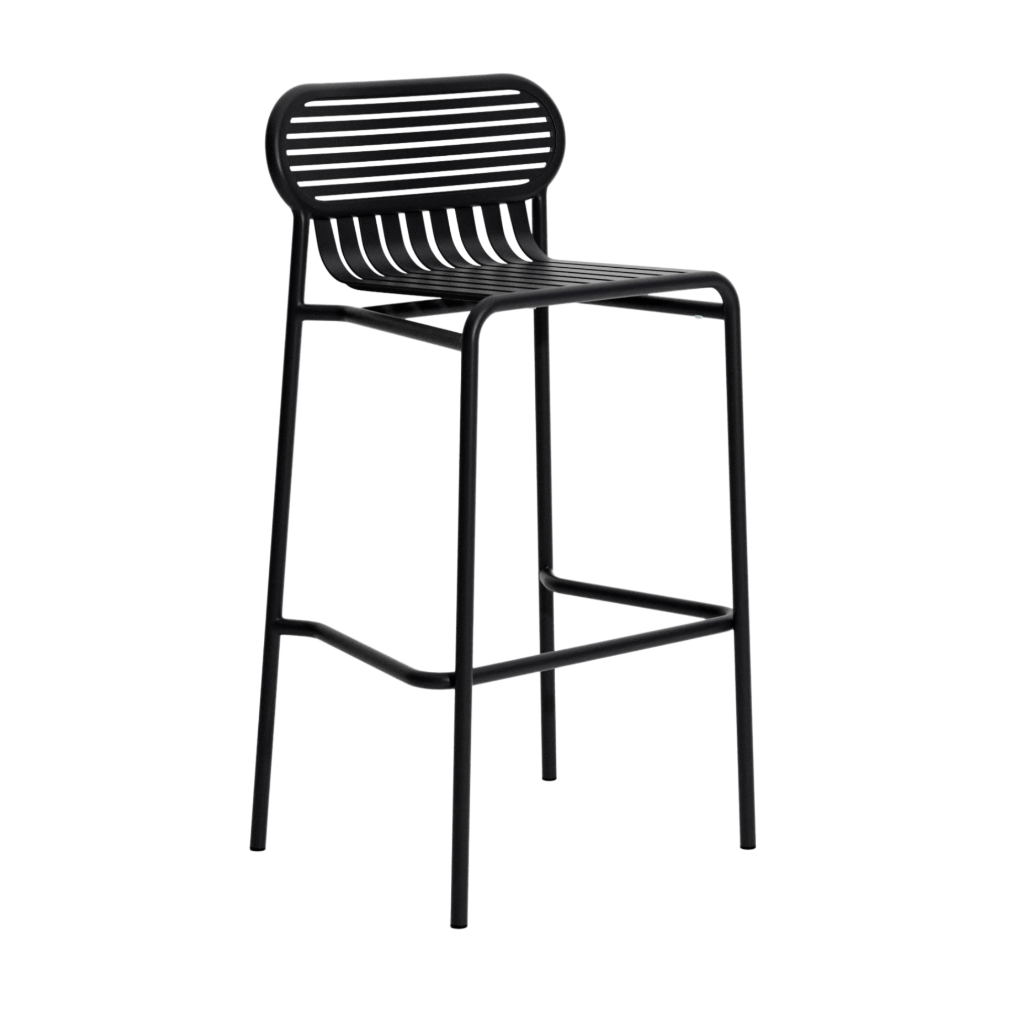 WEEK-END Black Garden Stool