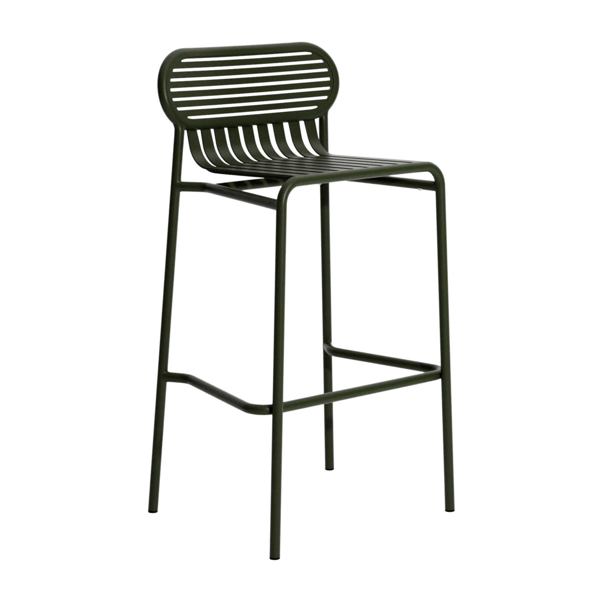 WEEK-END Dark Green Garden Stool