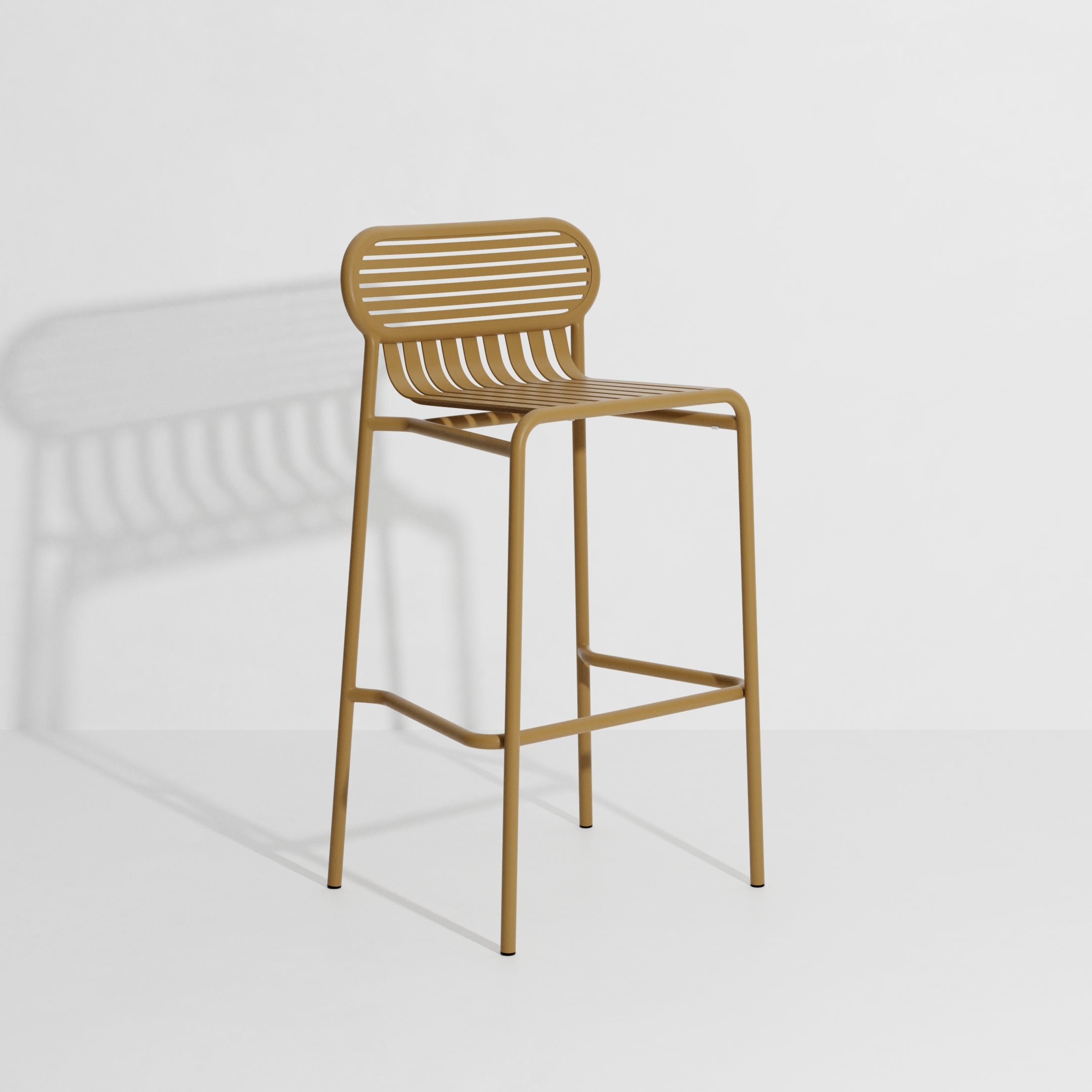 WEEK-END garden stool in gold