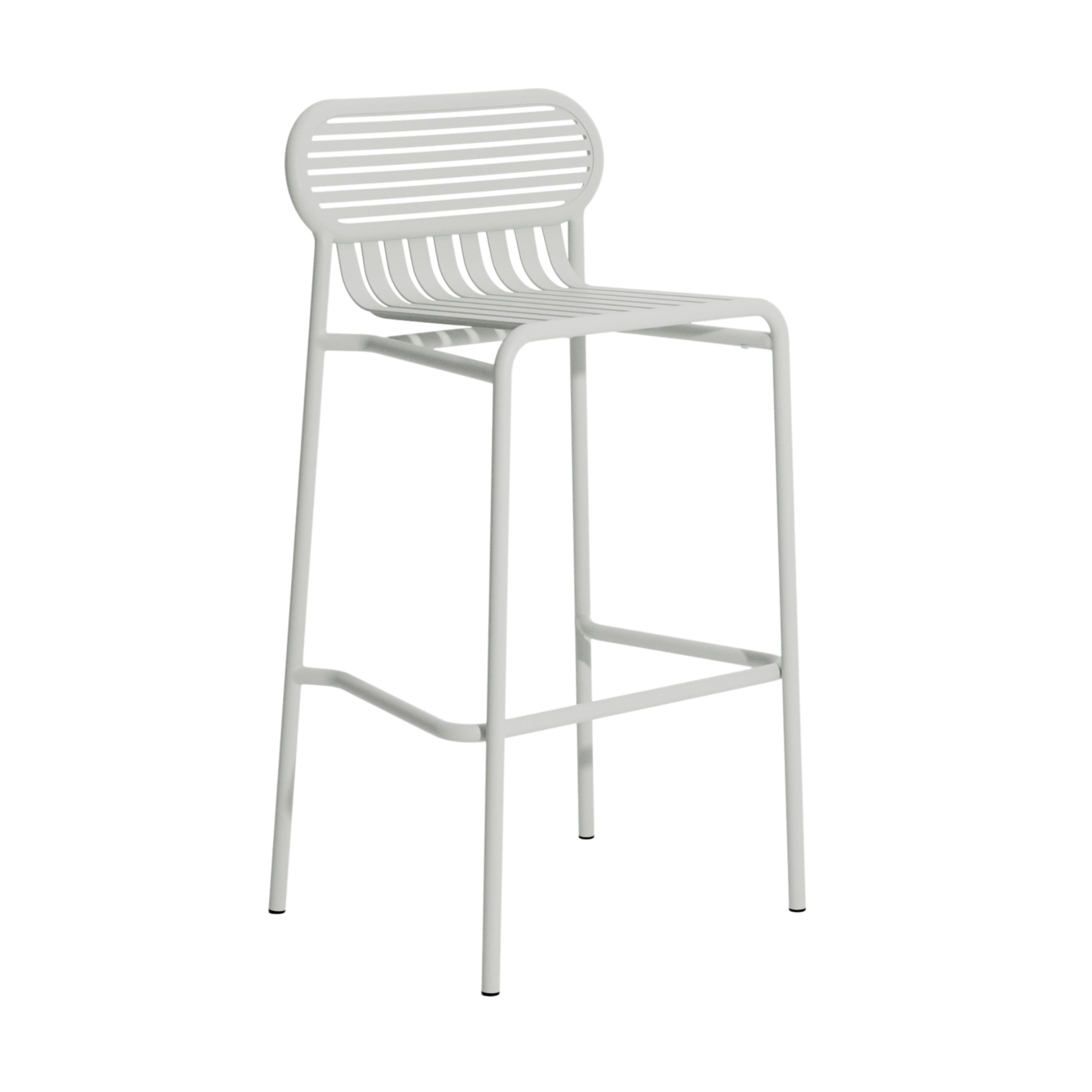 WEEK-END Pearl Gray Garden Stool