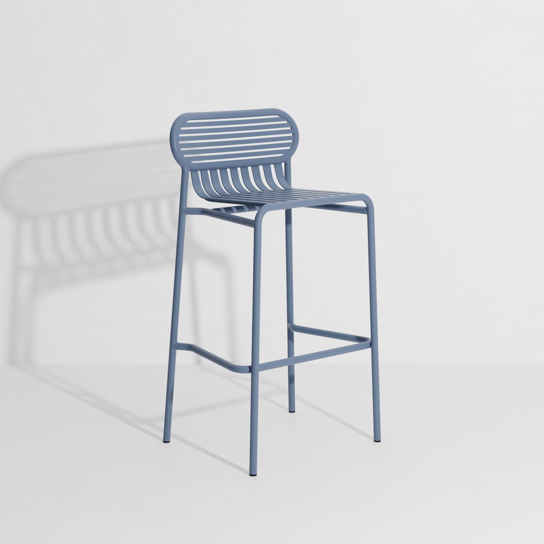 WEEK-END Garden Stool in Dove Blue