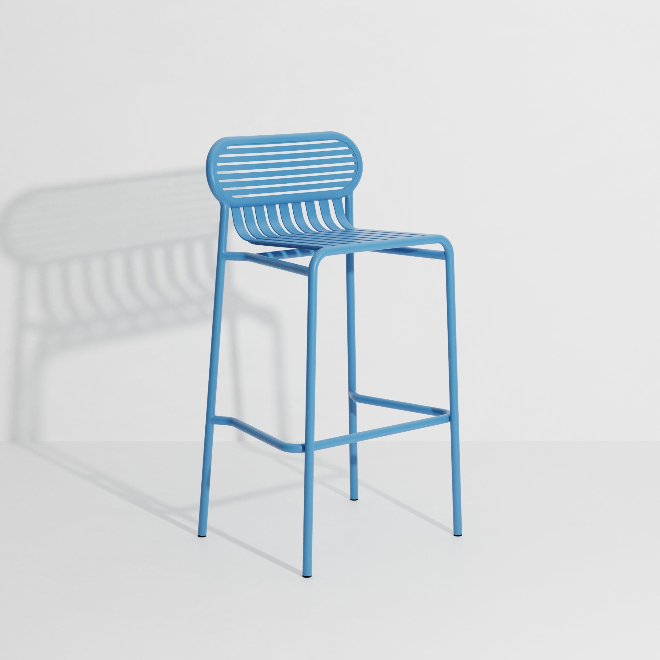 WEEK-END garden stool in blue