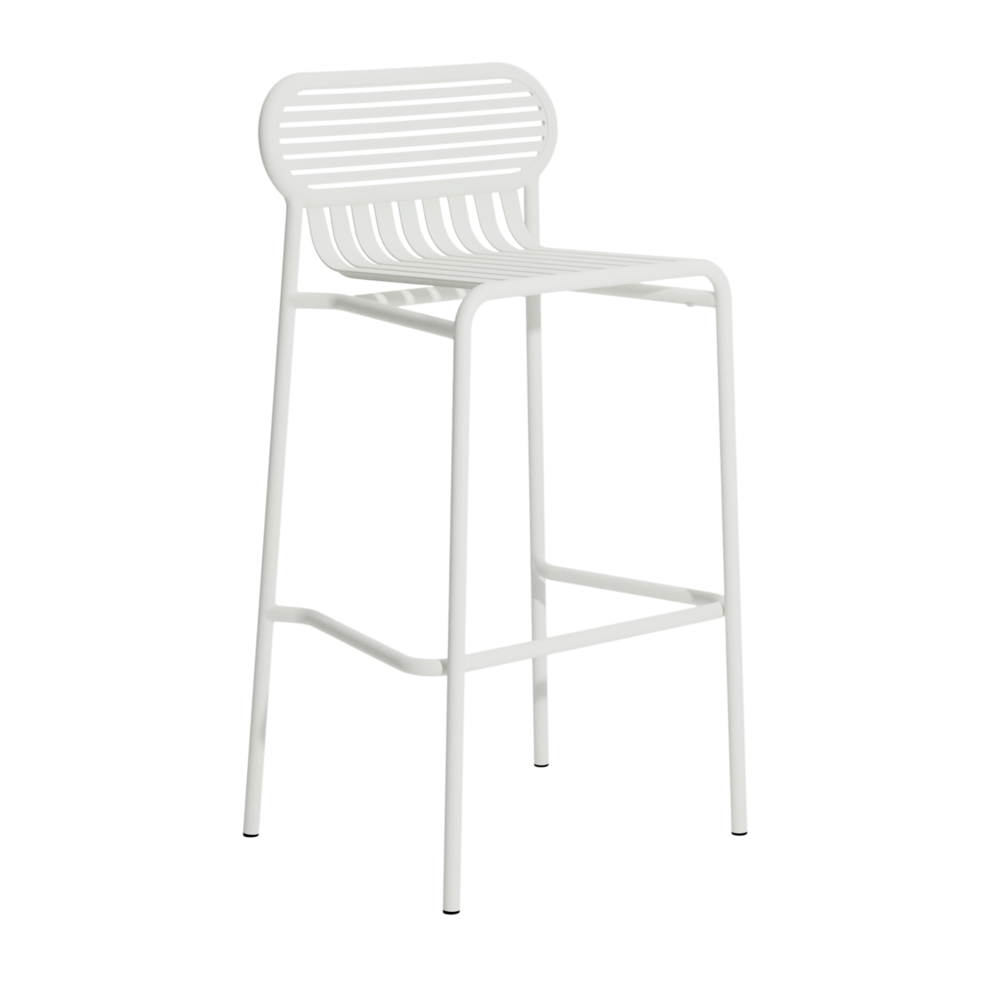 WEEK-END White Garden Stool
