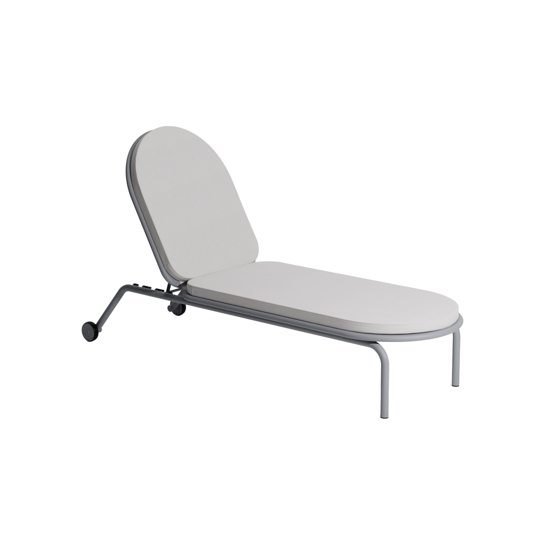 Pearl Gray Garden Lounger WEEK-END
