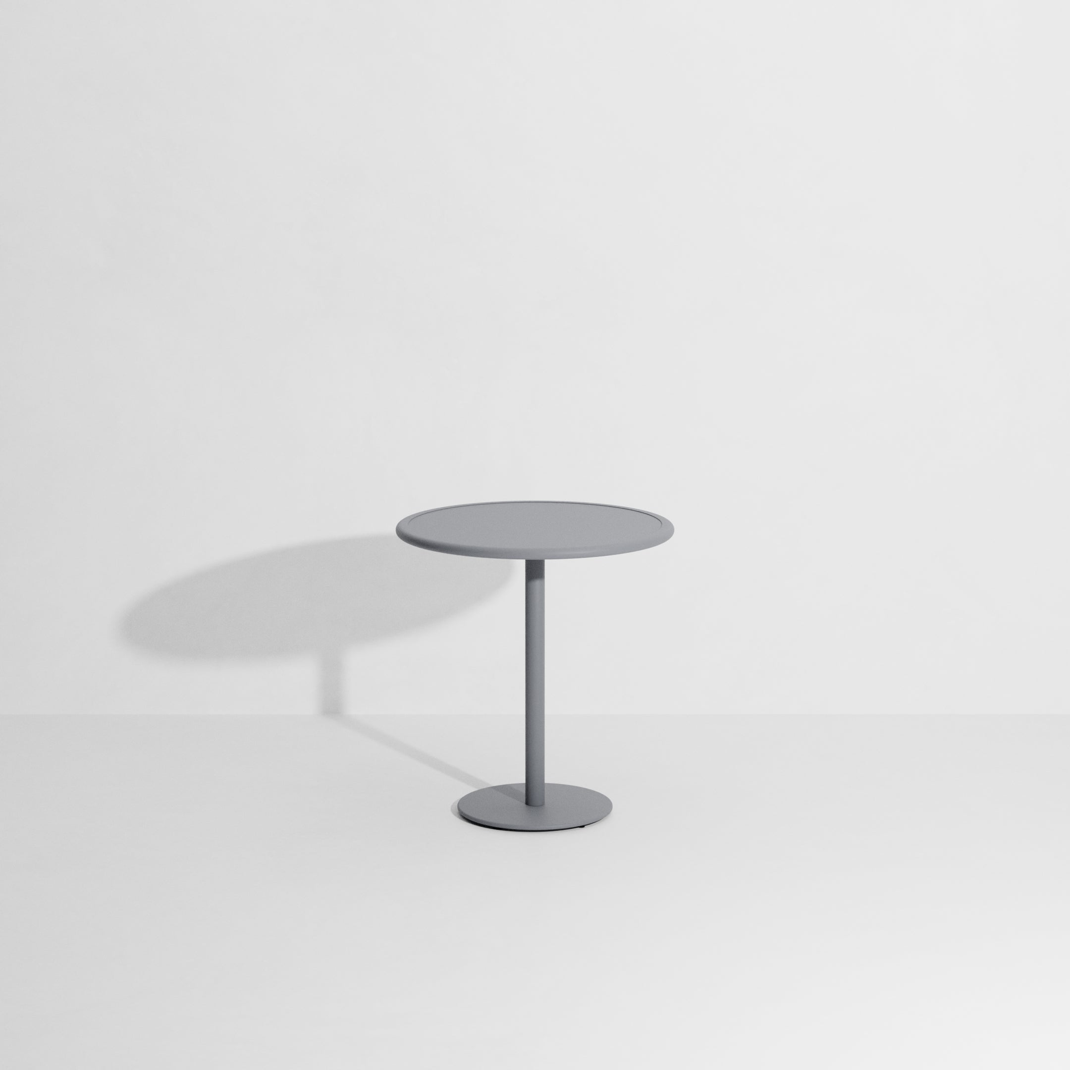 WEEK-END Round Garden Table in Gray