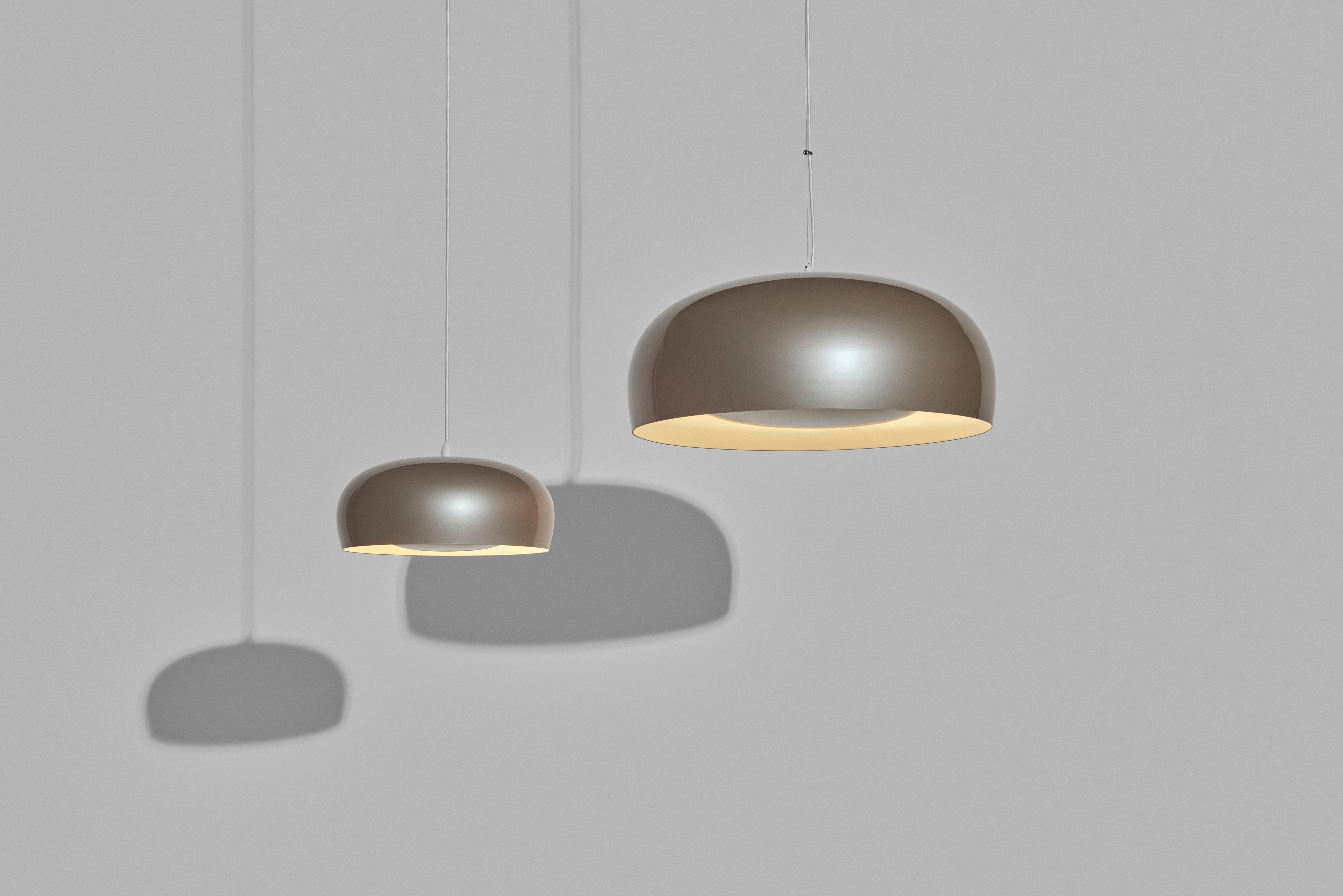 BRUSH gray pendant lamp