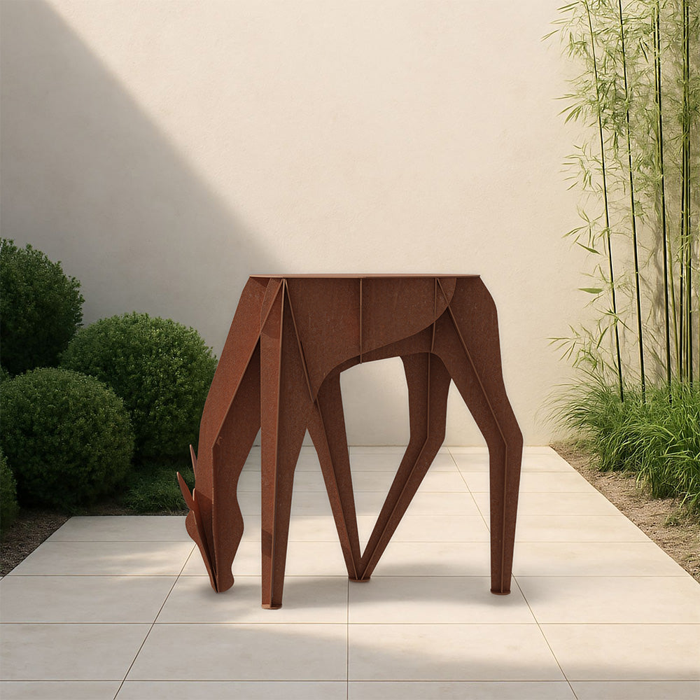 DIANE Corten Steel Garden Console