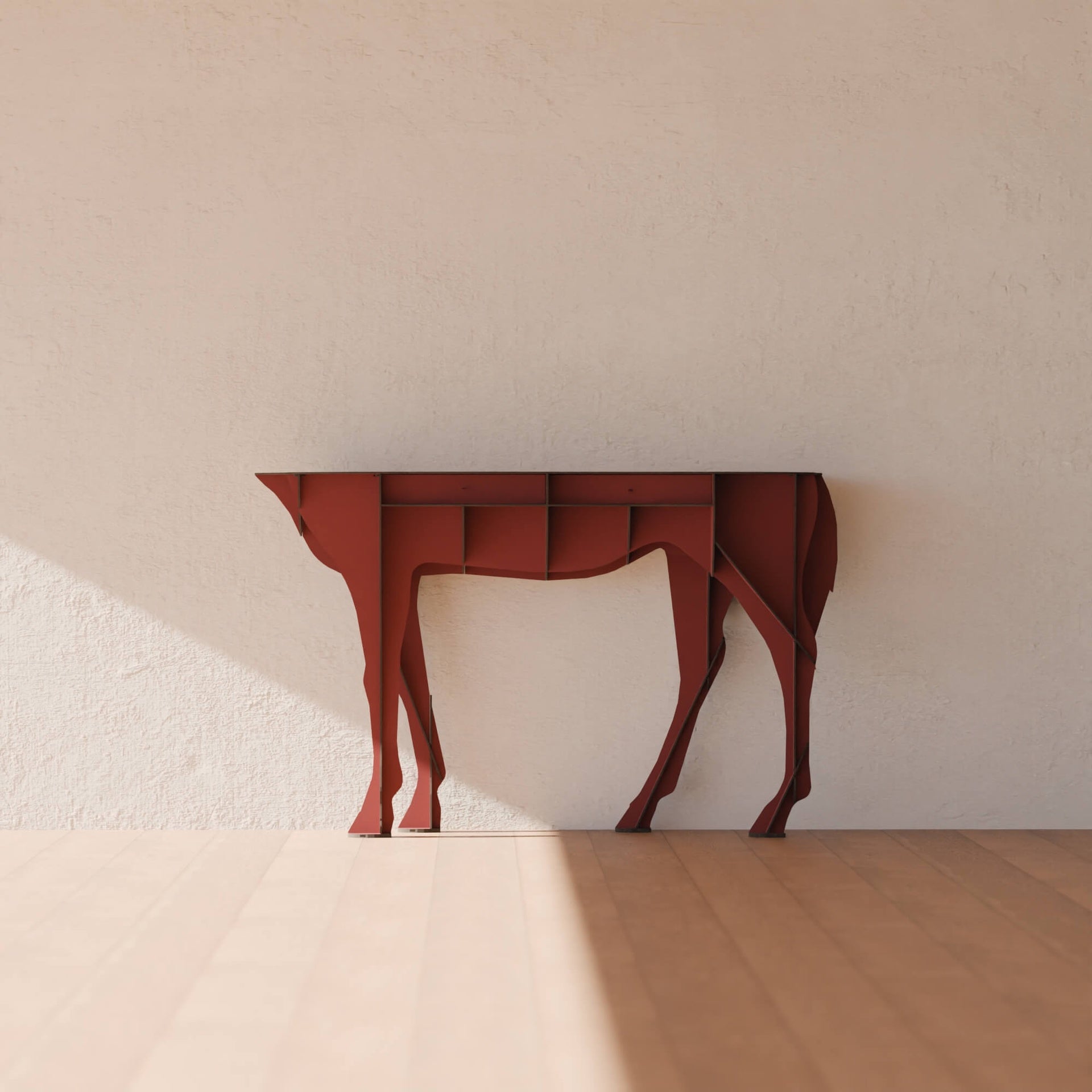ÉLISÉE console in burgundy