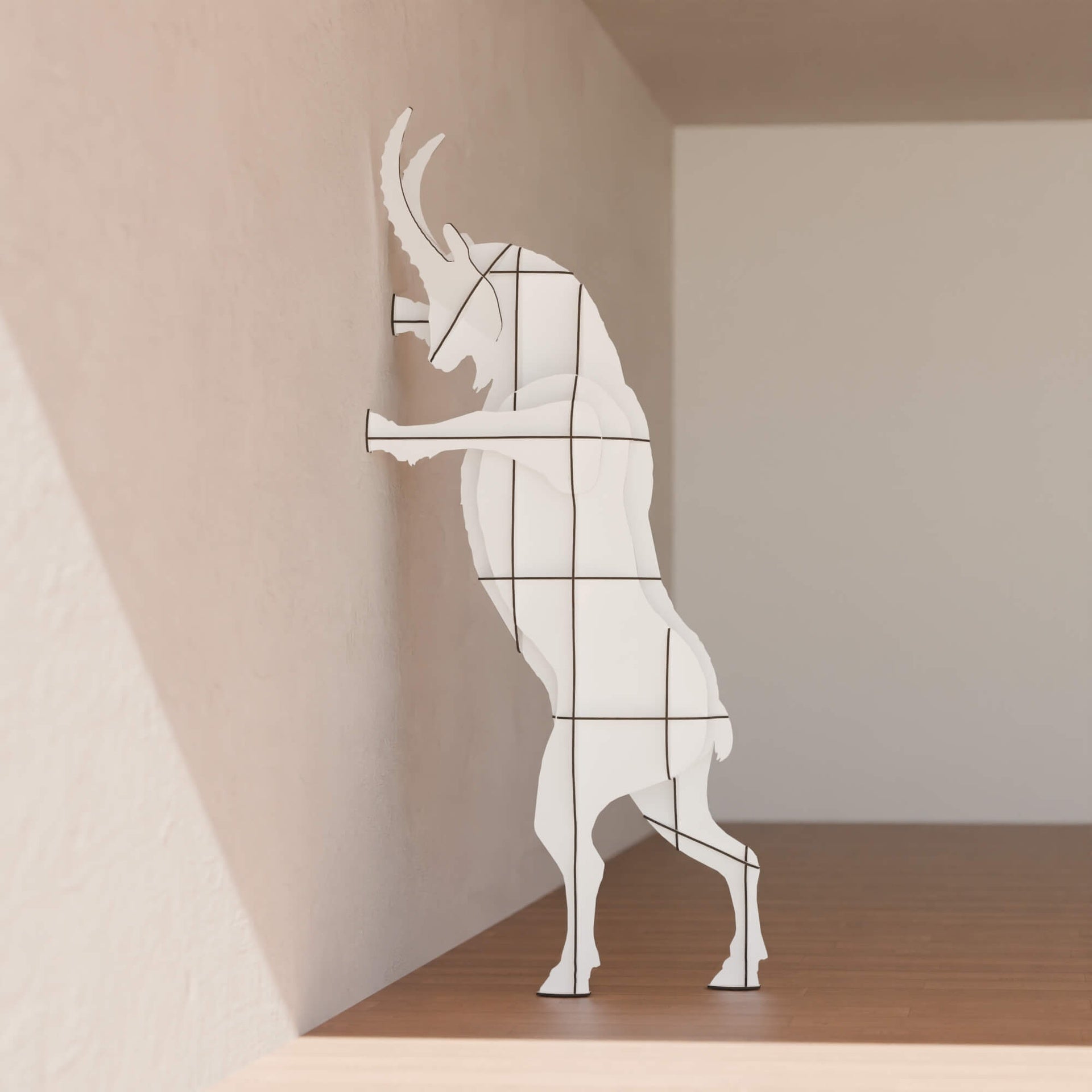 FAUSTO white shelf