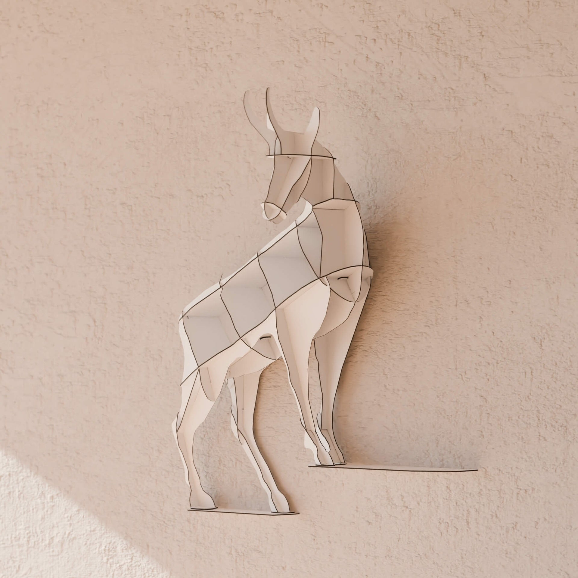 HORACE white wall shelf
