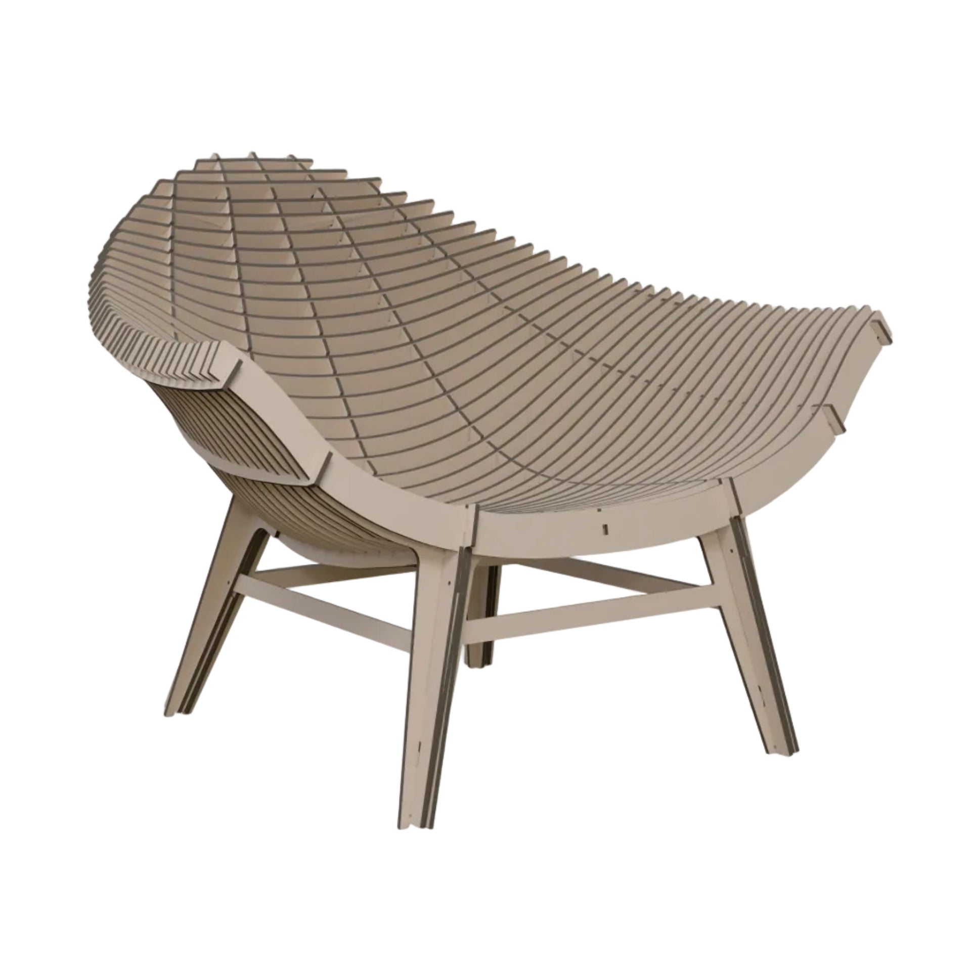 MANTA Beige Outdoor Armchair